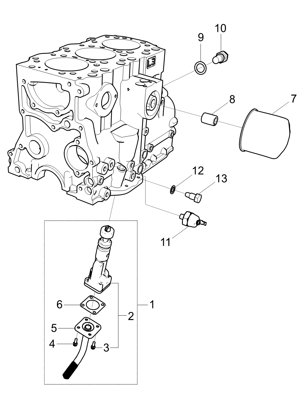 Oil Pump Steering Assembly
