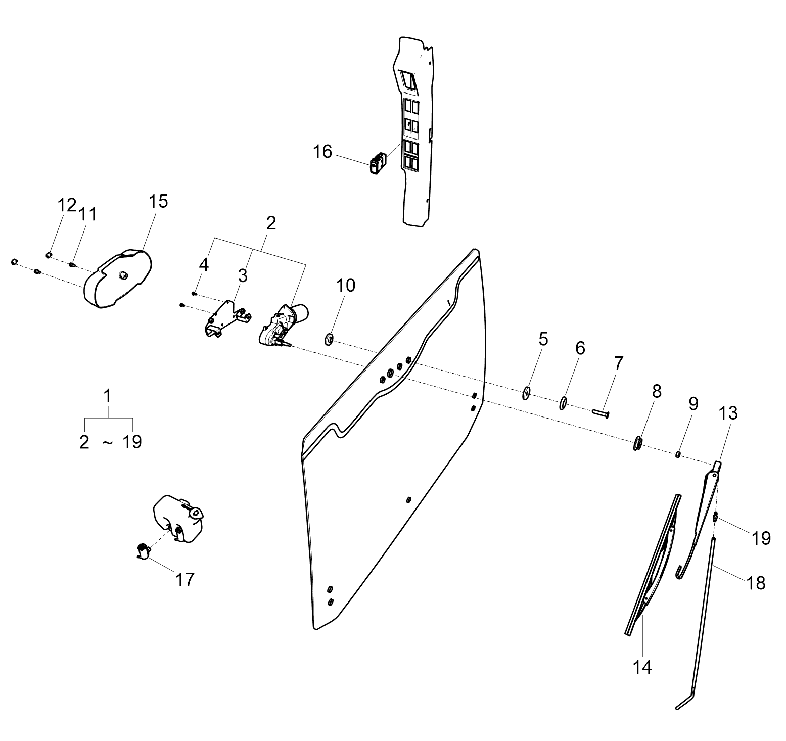 Motor Assembly Wiper