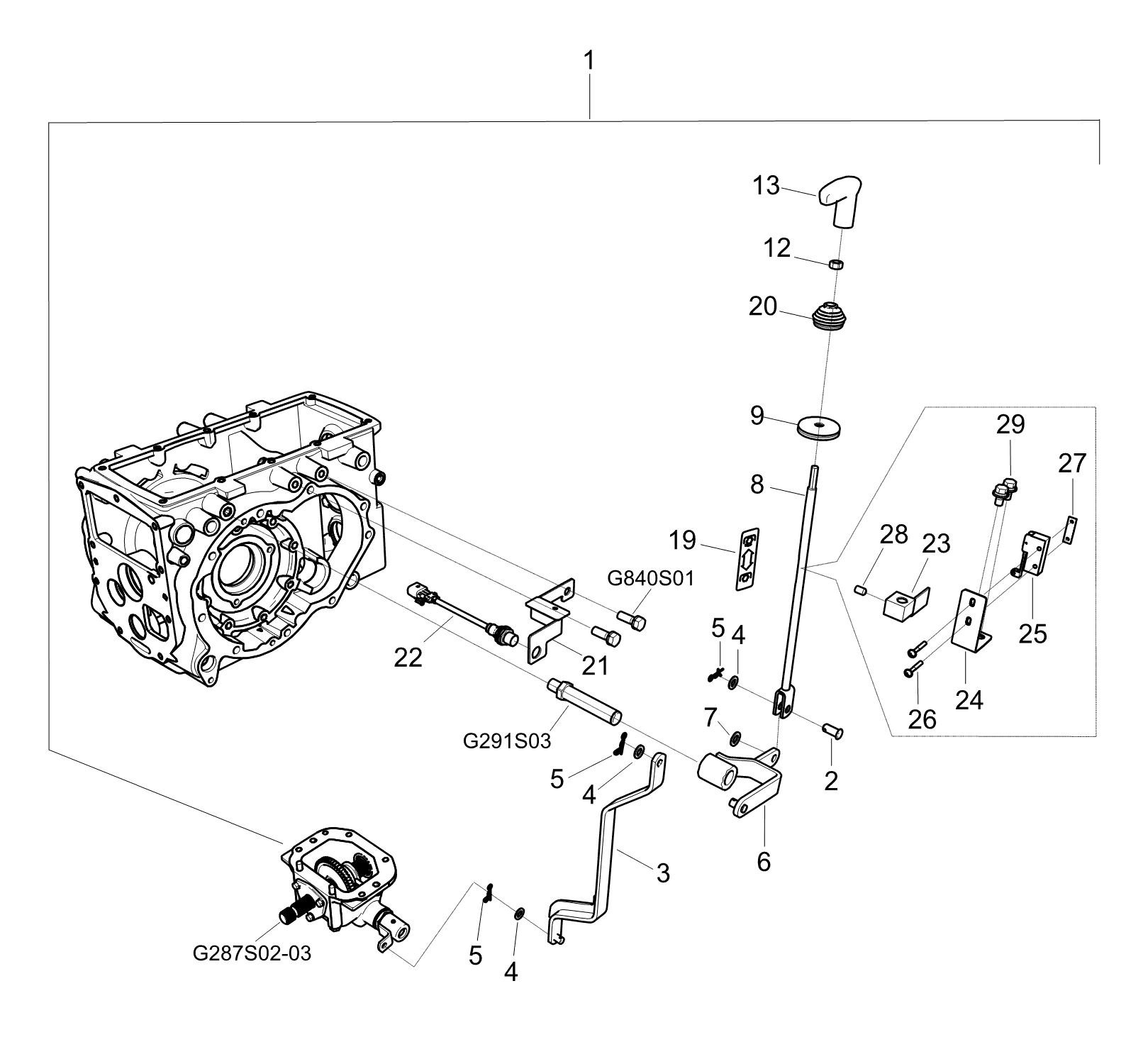 Dia Kit M/pto Assy Kit W Prox Sw(rops)