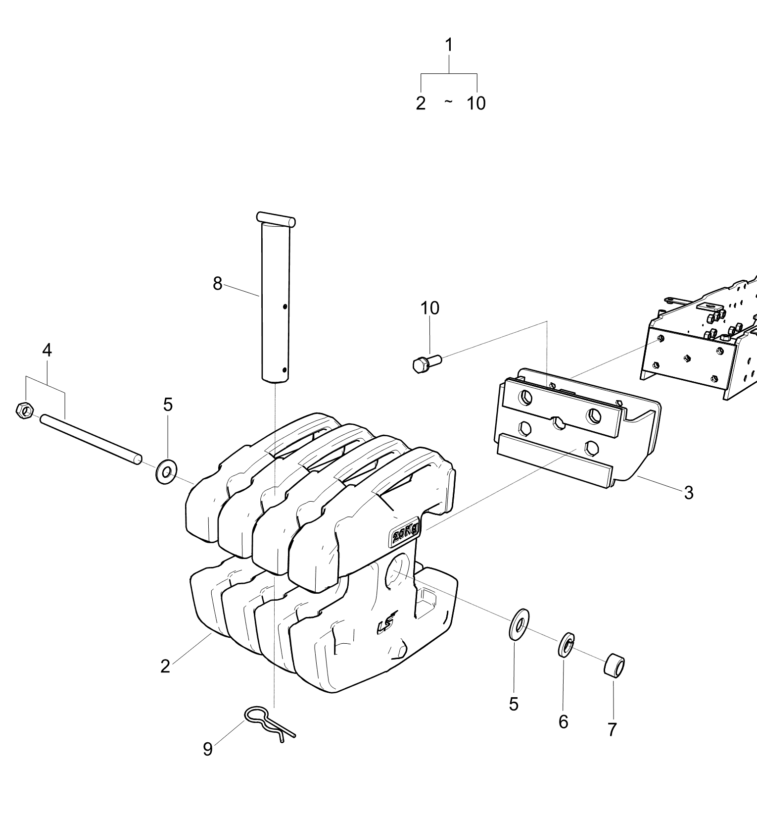 Dia Kit Front Weight