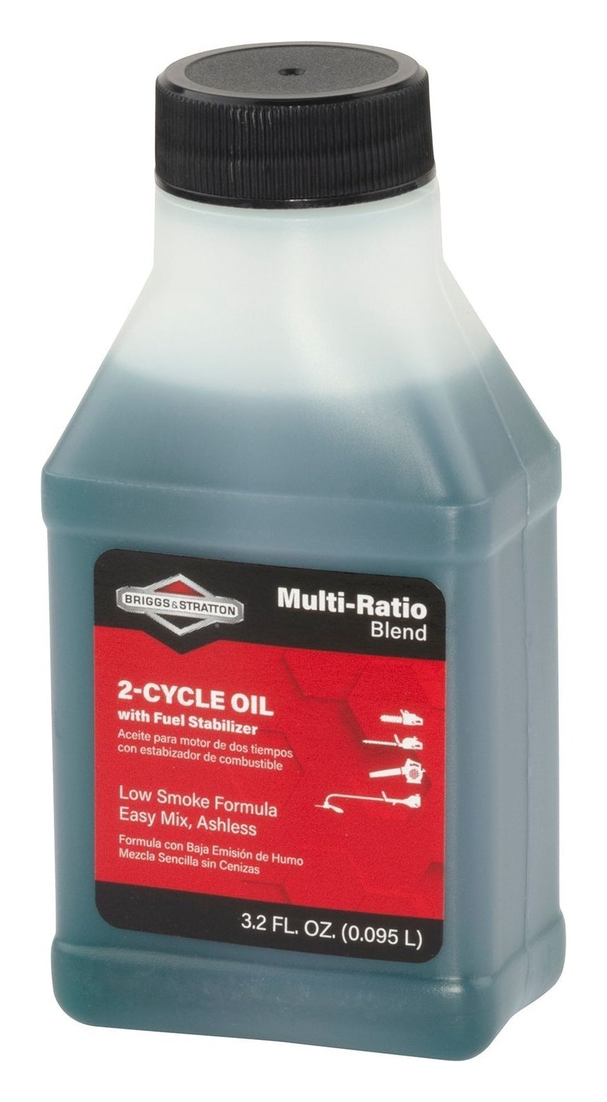 100107 2-Cycle Low Smoke Engine Oil, 50:1 mix, 3.2 oz Bottle