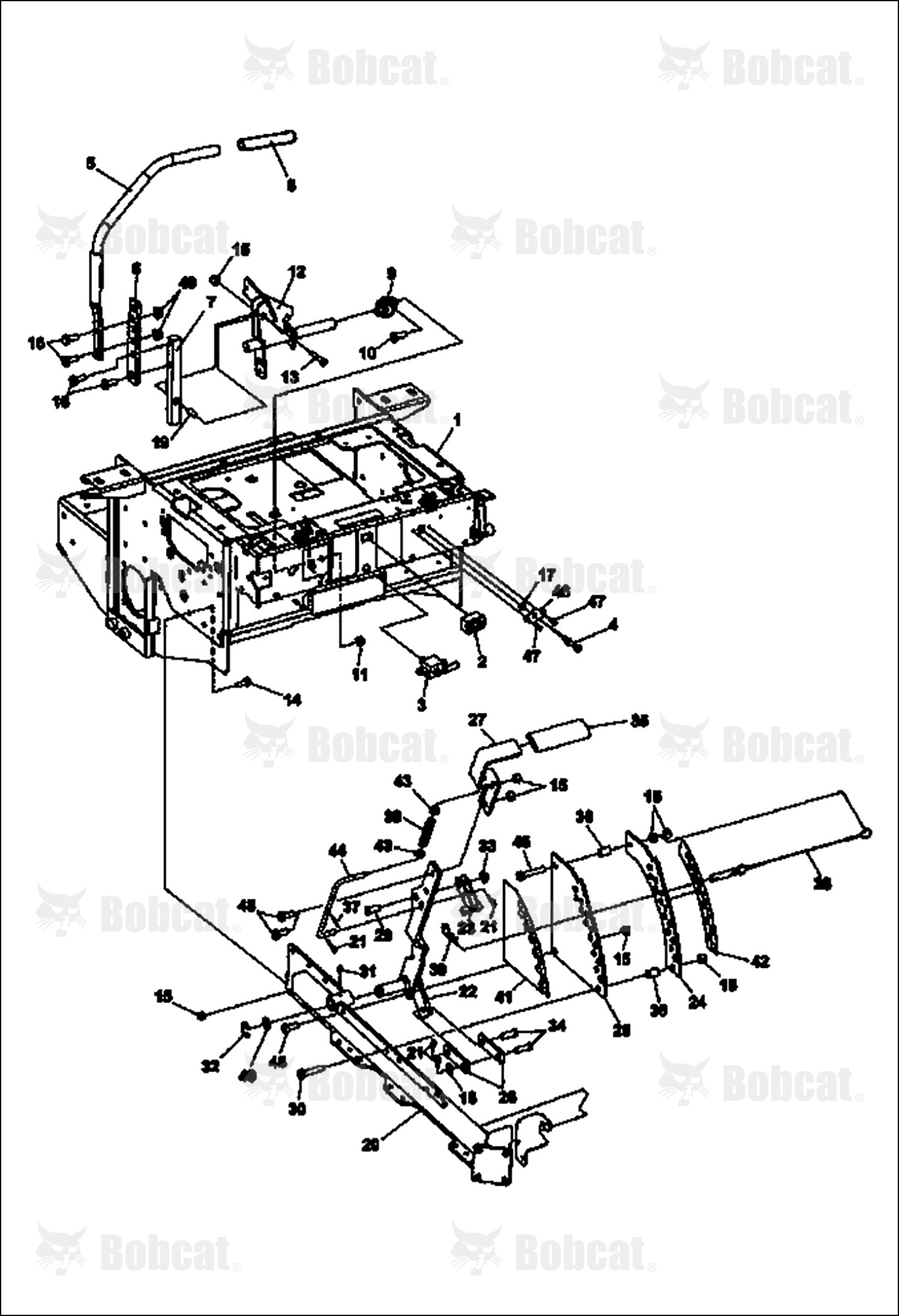 Weldment-Deck Lift Lever