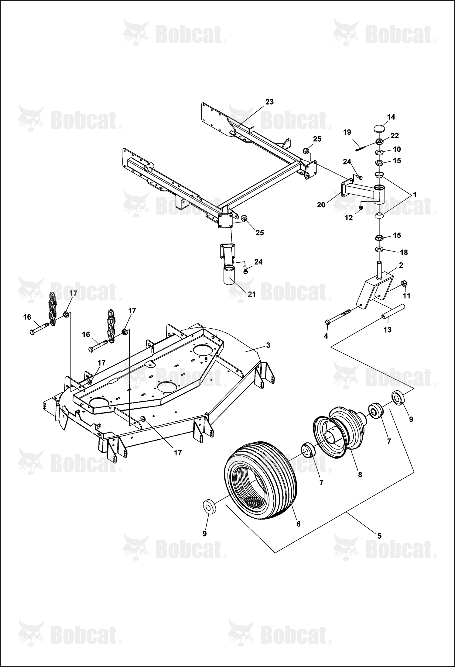 Weldment-Caster Yoke