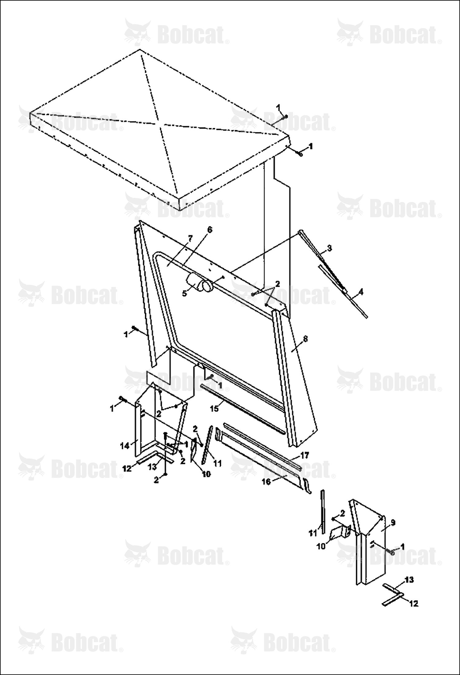 Glass Front Window 220 Cab