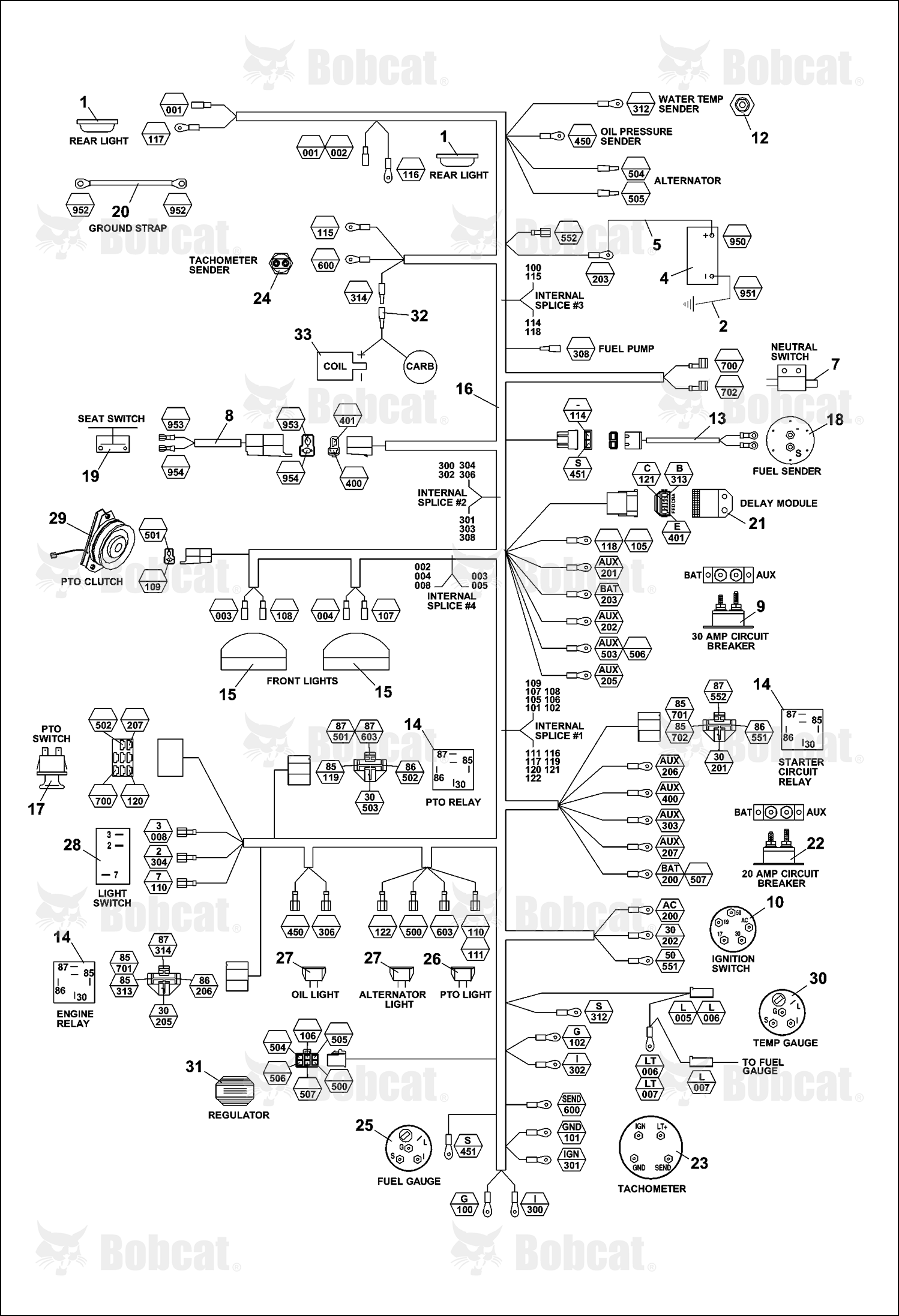 Switch Kubota Ignition