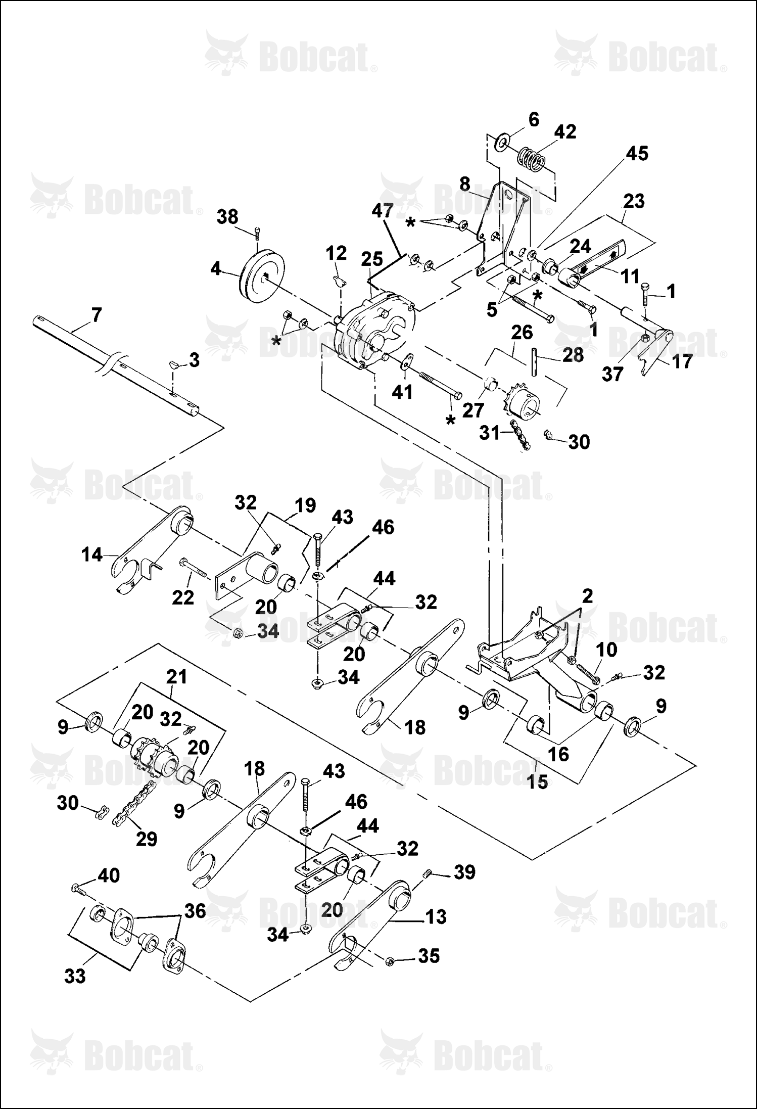 Assembly-Dog Clutch Handle
