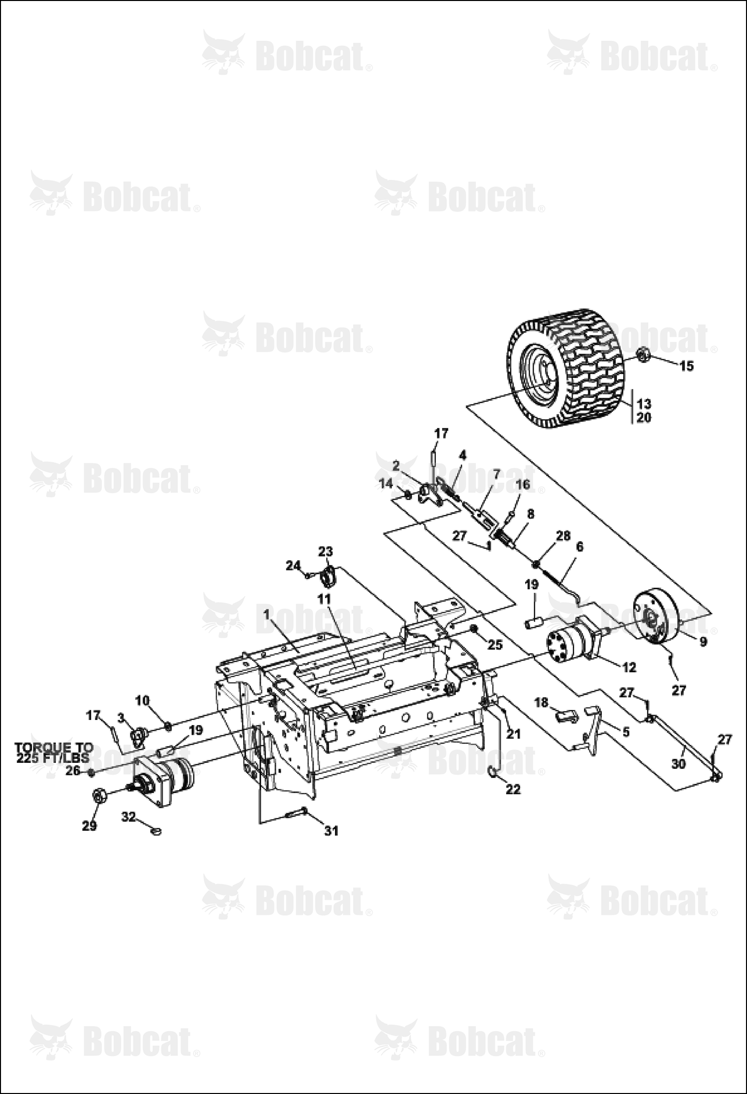Wheel-Assembly,23 X 8.5-12