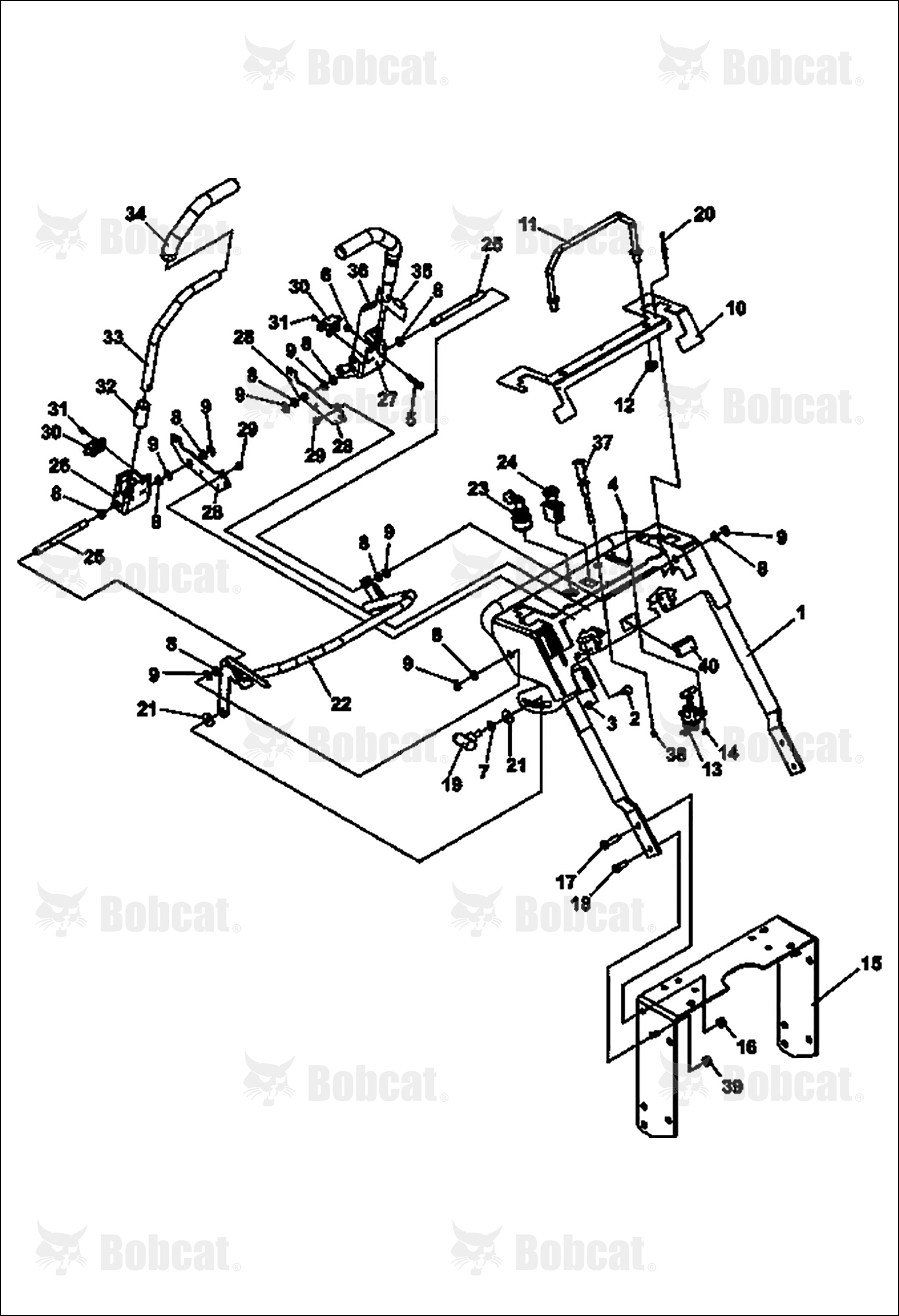Handle-Lower Hydro Z-Ctrl