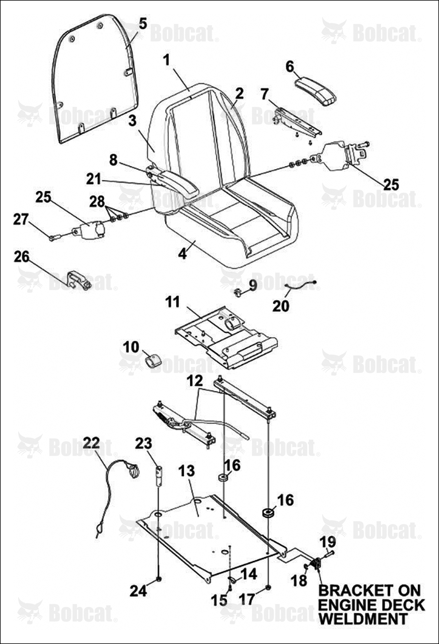 Seat-Assembly, Susp Procat