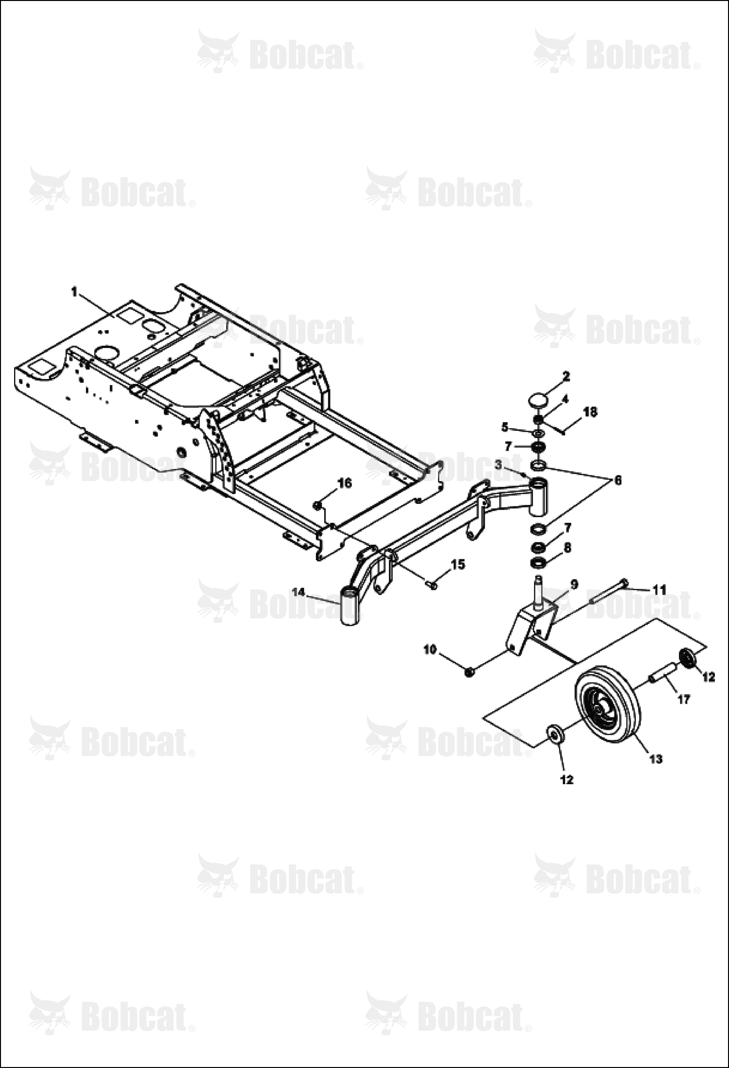 Weldment-Caster Yoke