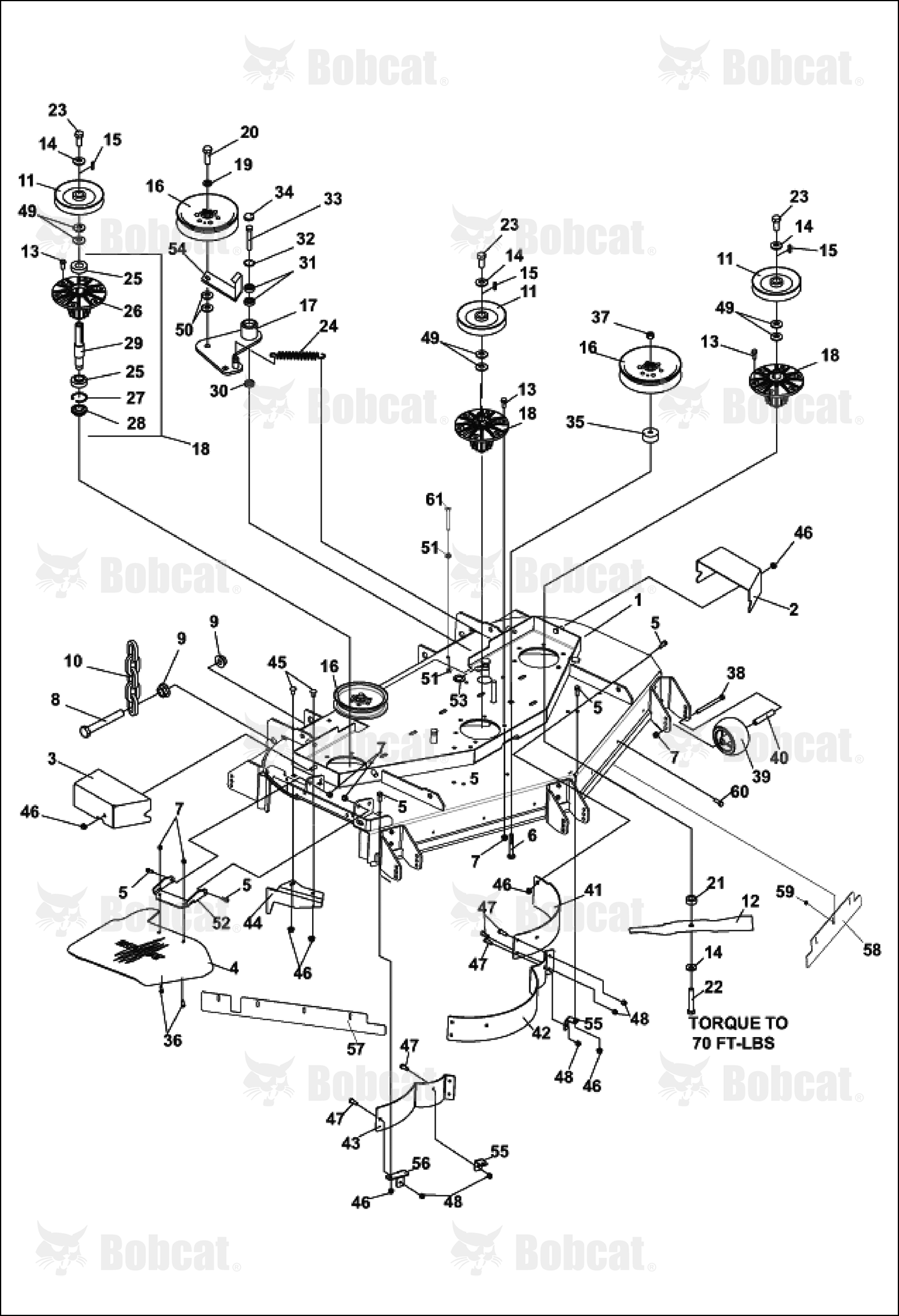 Baffle-Front,Right Hand 52IN