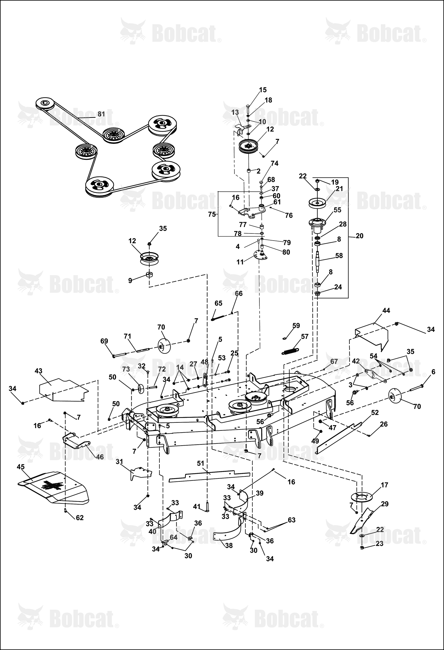 Assembly-Spindle 61 4-Bolt