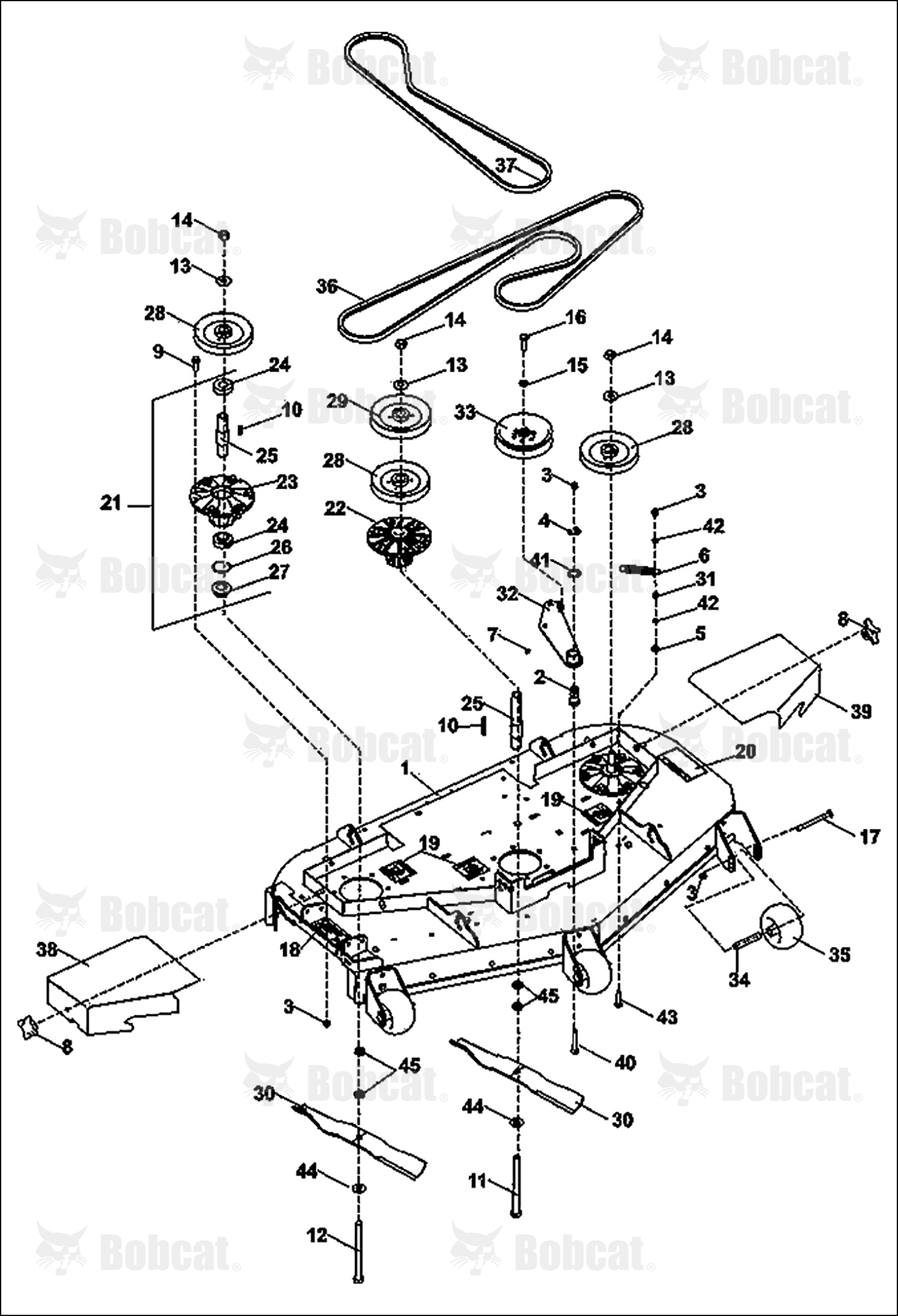 Cover-Belt,Deck 52 Left Hand