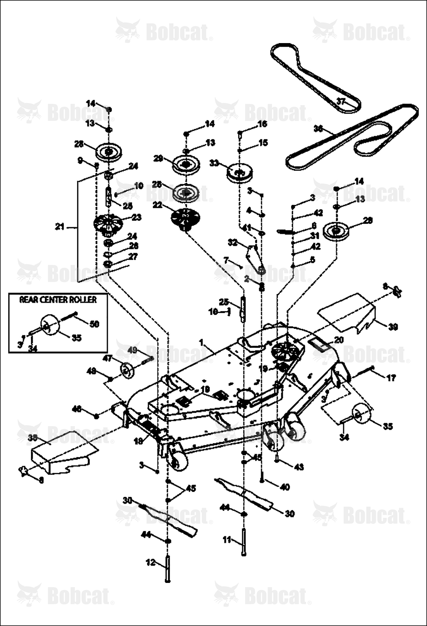 Pulley-Spindle 61,Upper