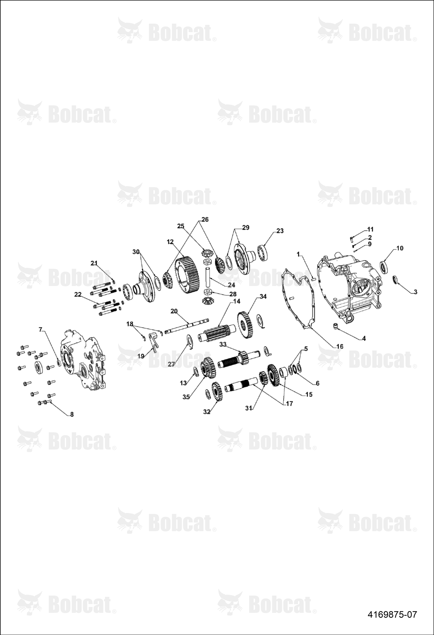 Transaxle Case W/Bearings