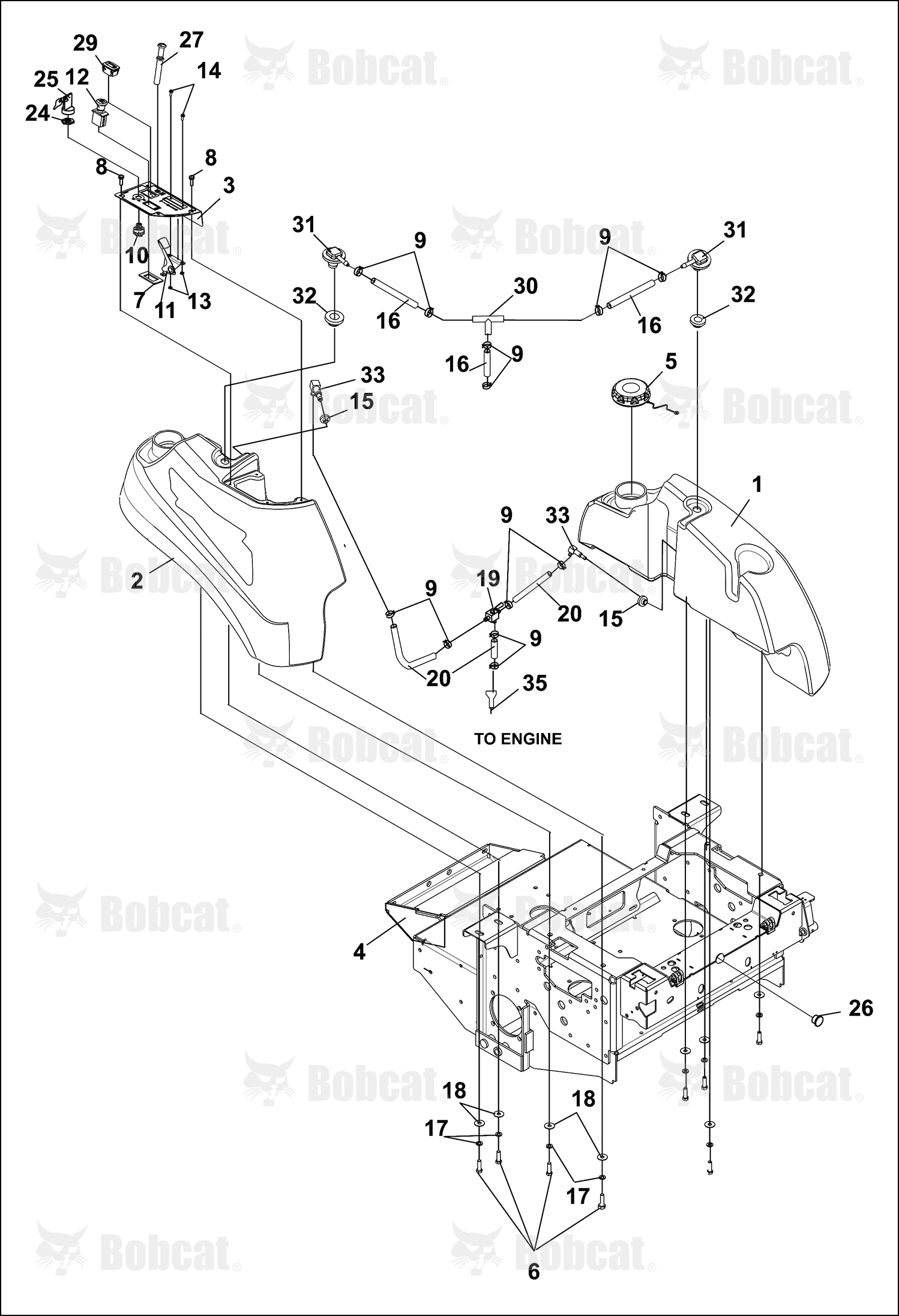 Hose, Fuel Line 36 Inch