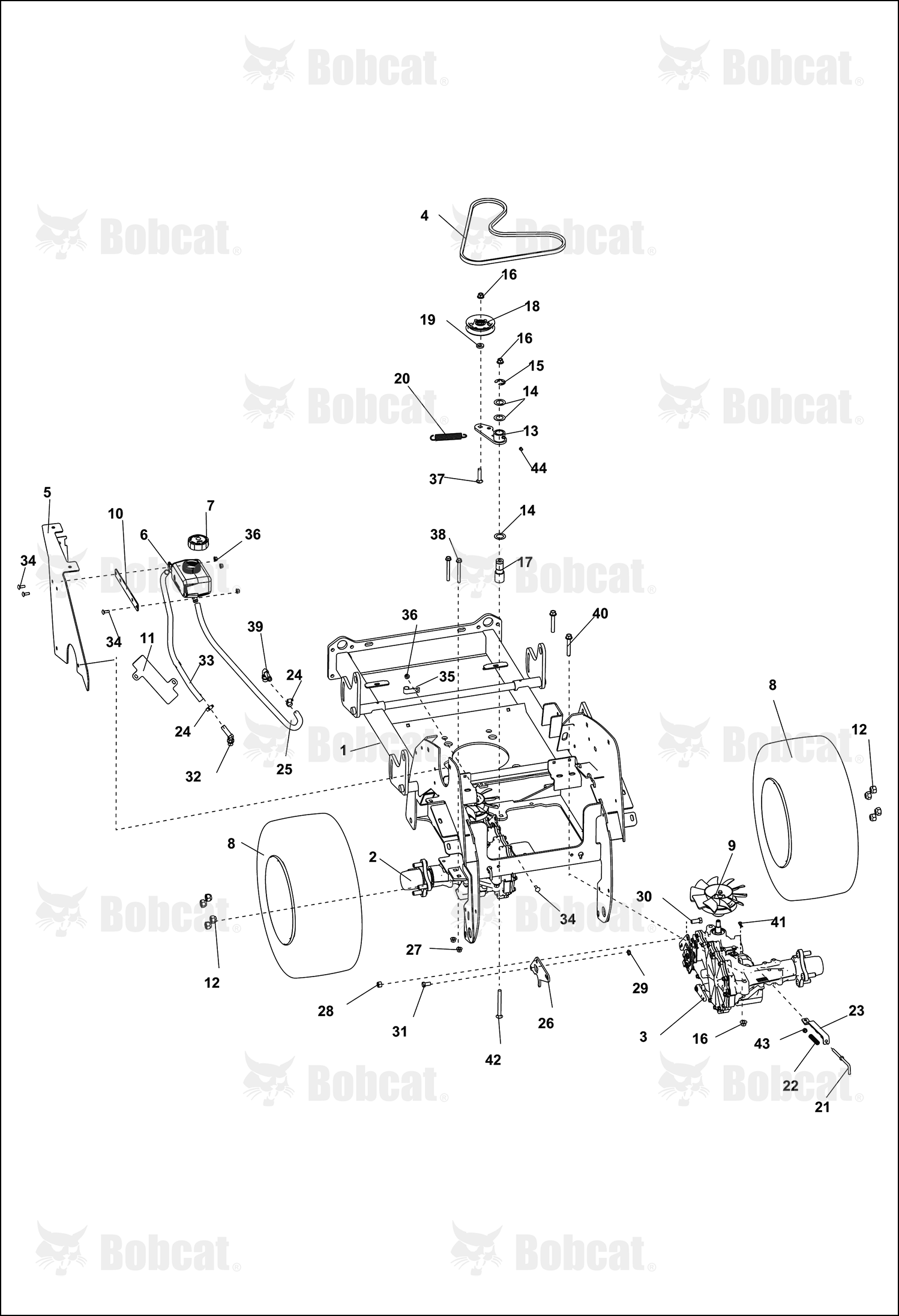 Bracket-Hydraulic Tank