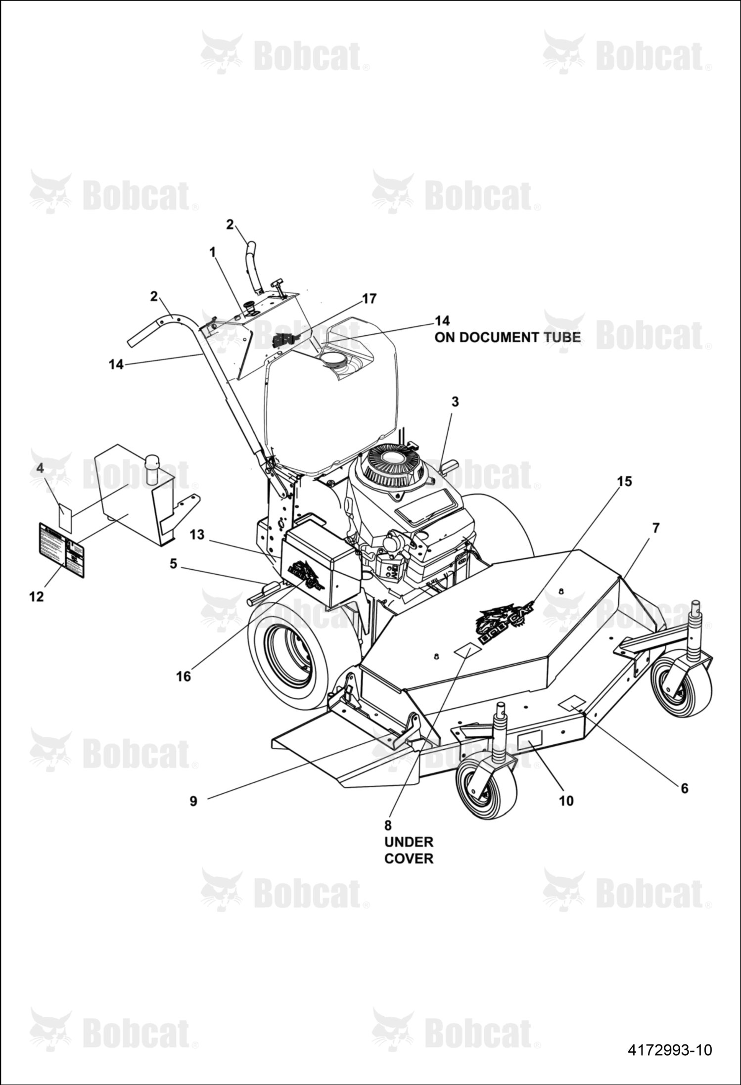 Label-Hydraulic Tank Warn