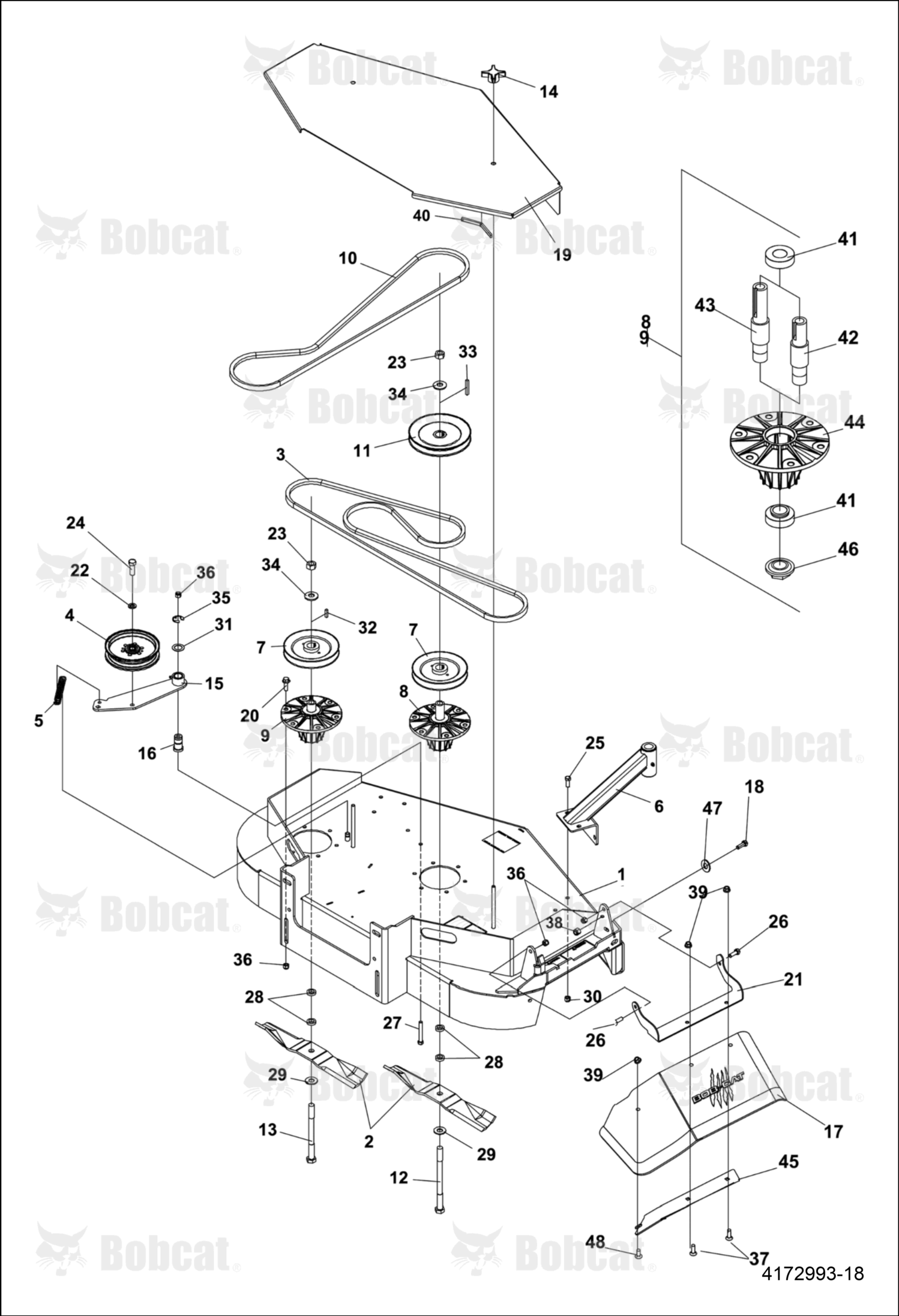 Bracket-Baffle Mntg, Right Hand