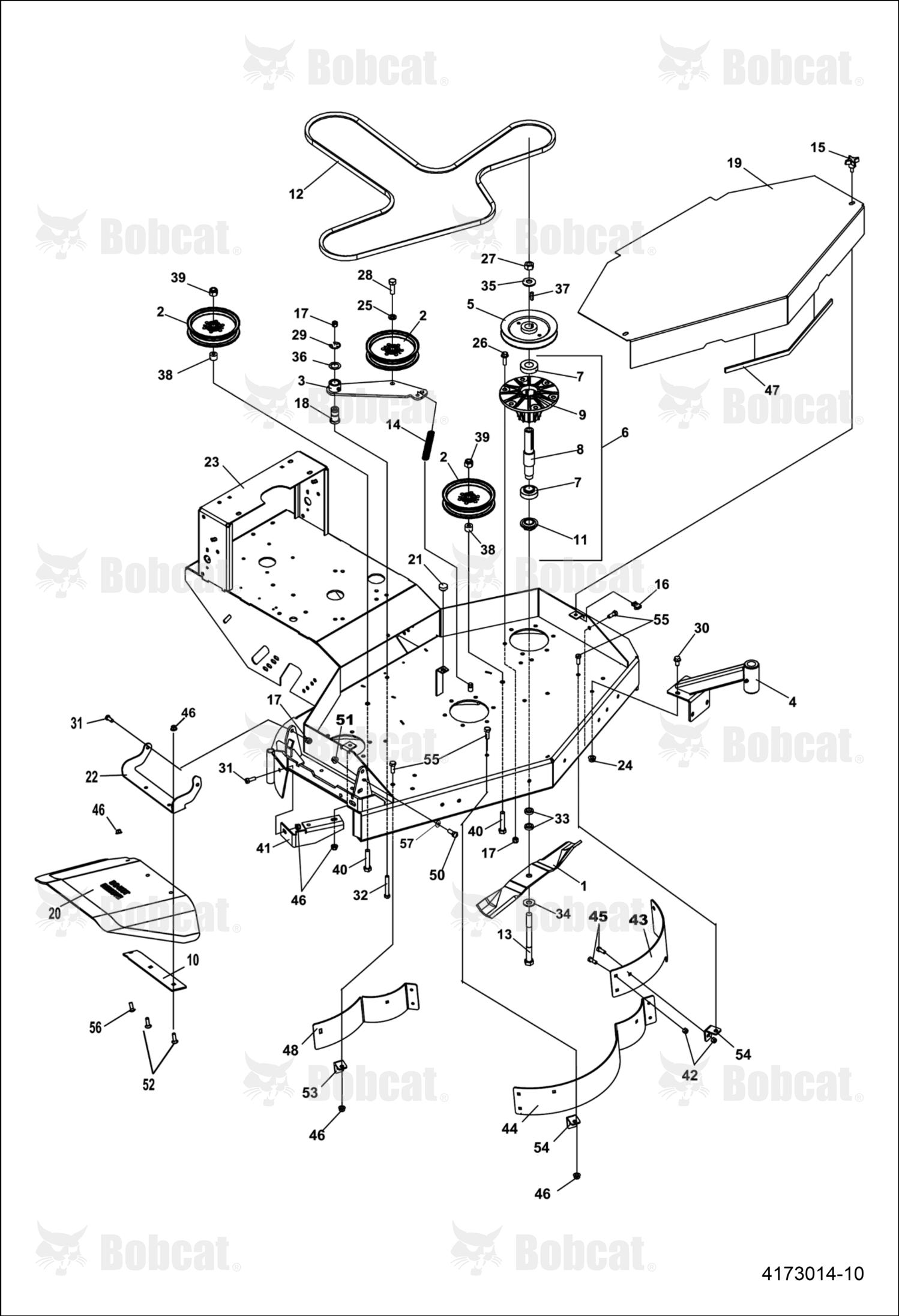 Baffle-Front,Center 48IN