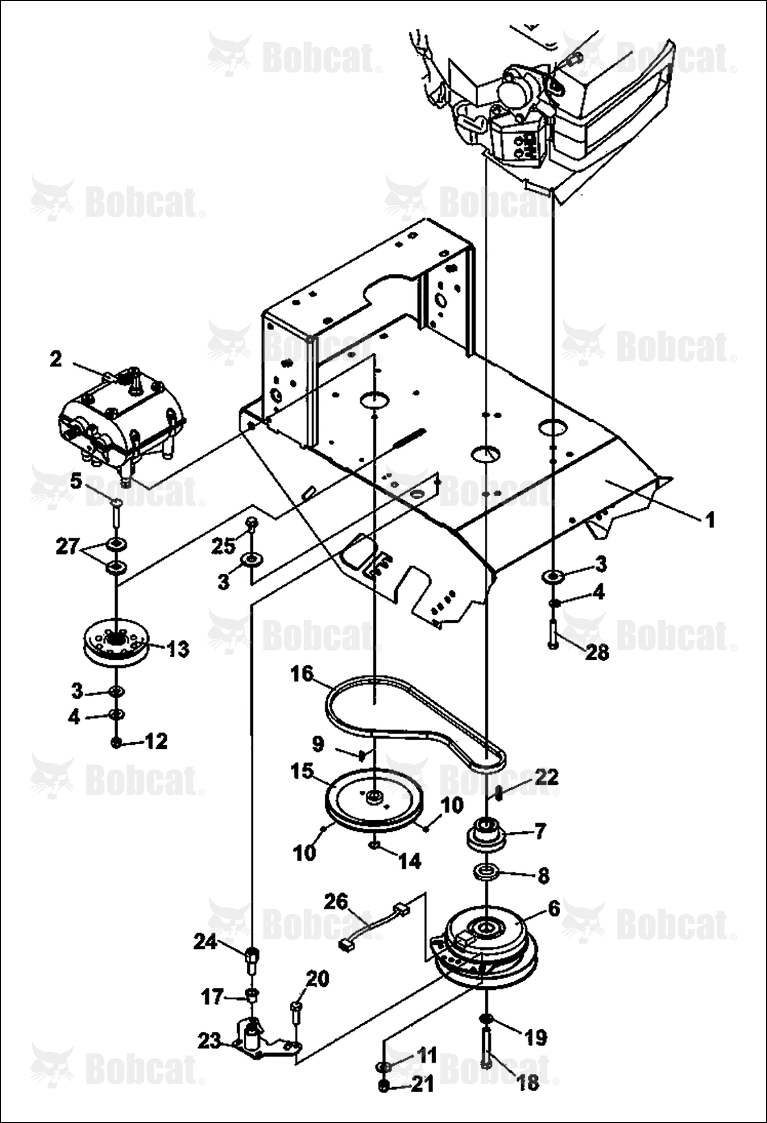 Weldment-Clutch Stop