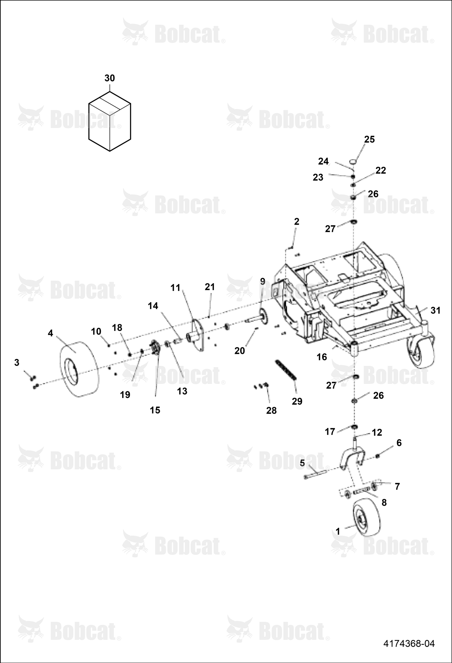 Housing Wheel Spindle Weldment