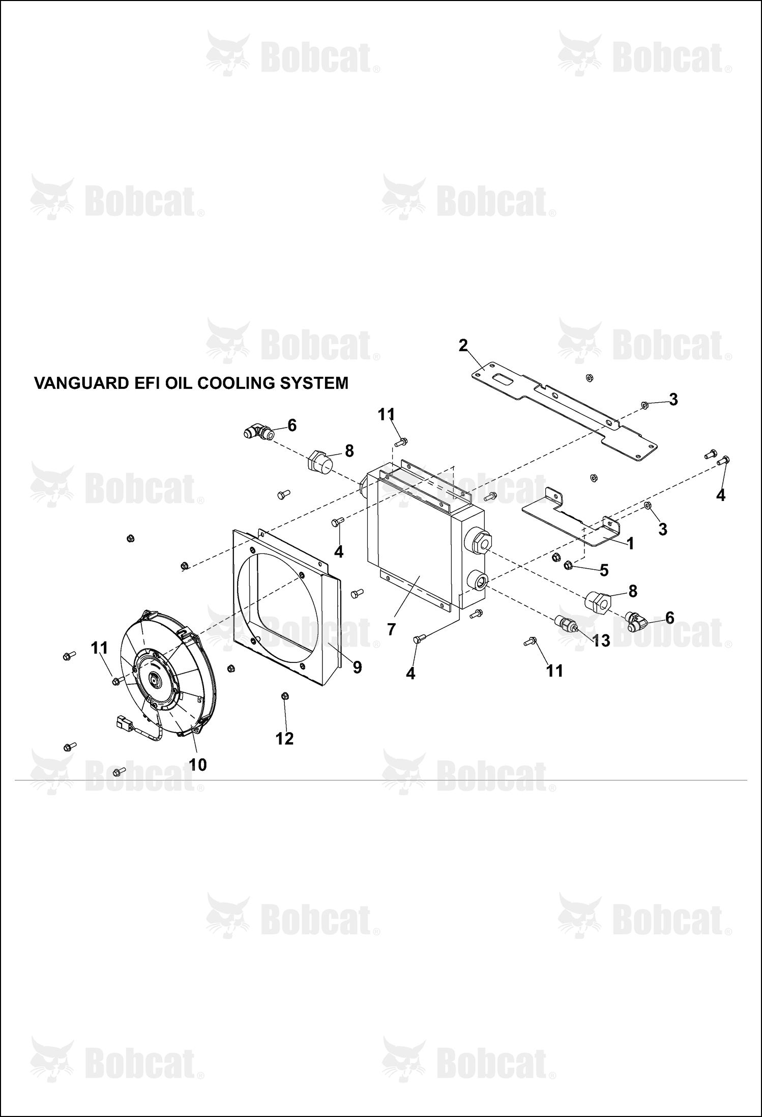 Bracket-Oil Cooler Mntg, Top
