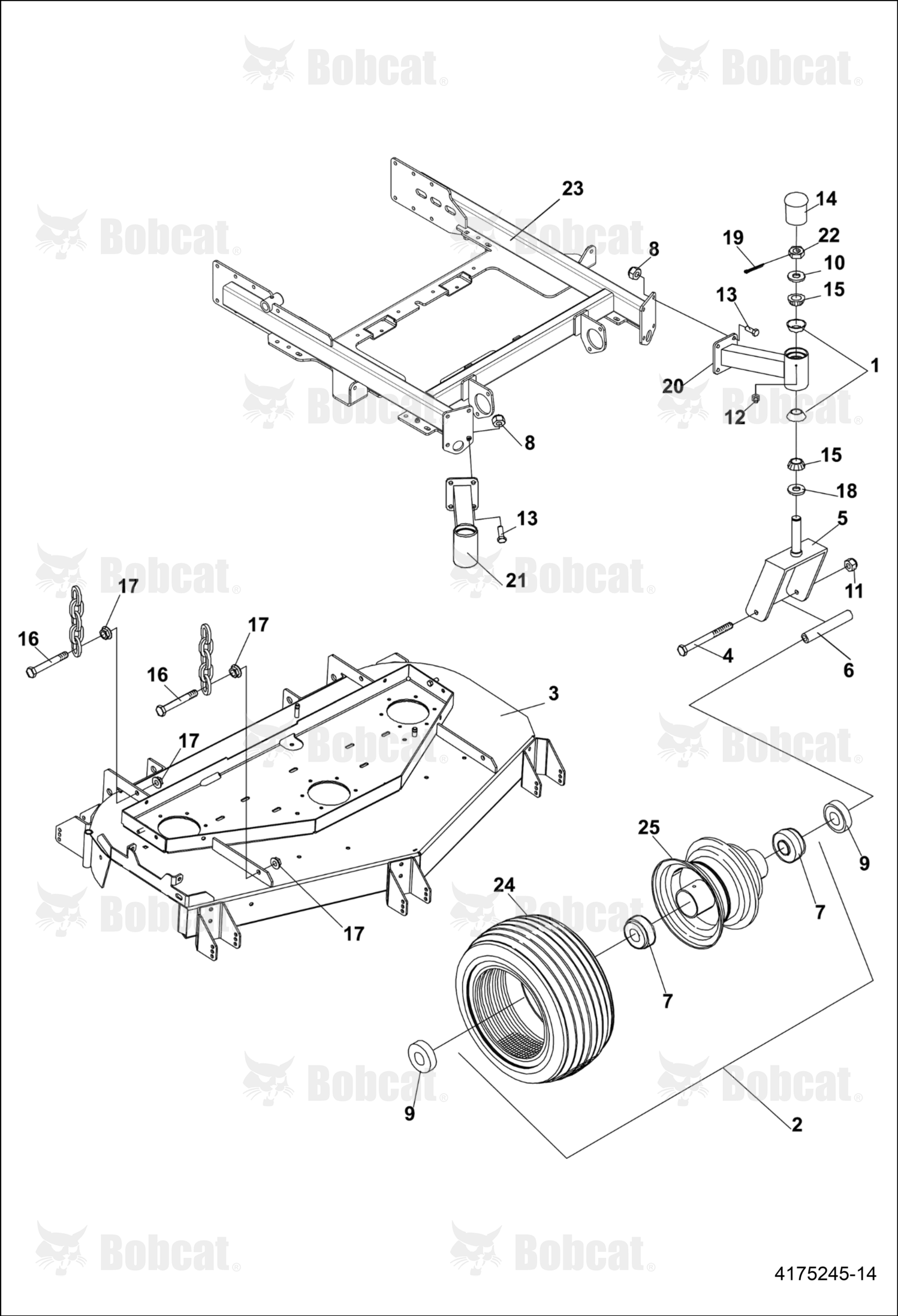 Wldt-52IN Caster Left Hand Dp