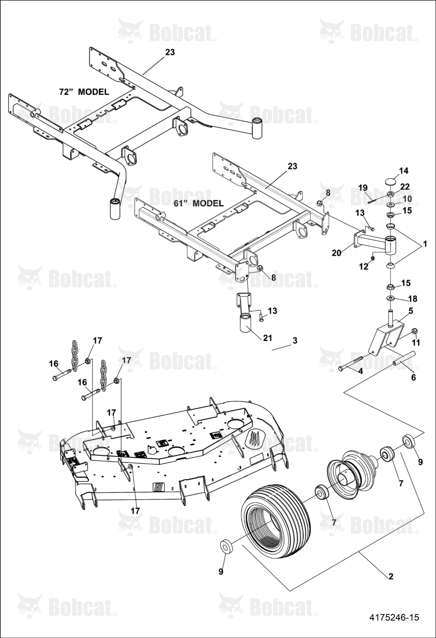 Wheel-Assembly, No Flat Caster Blk