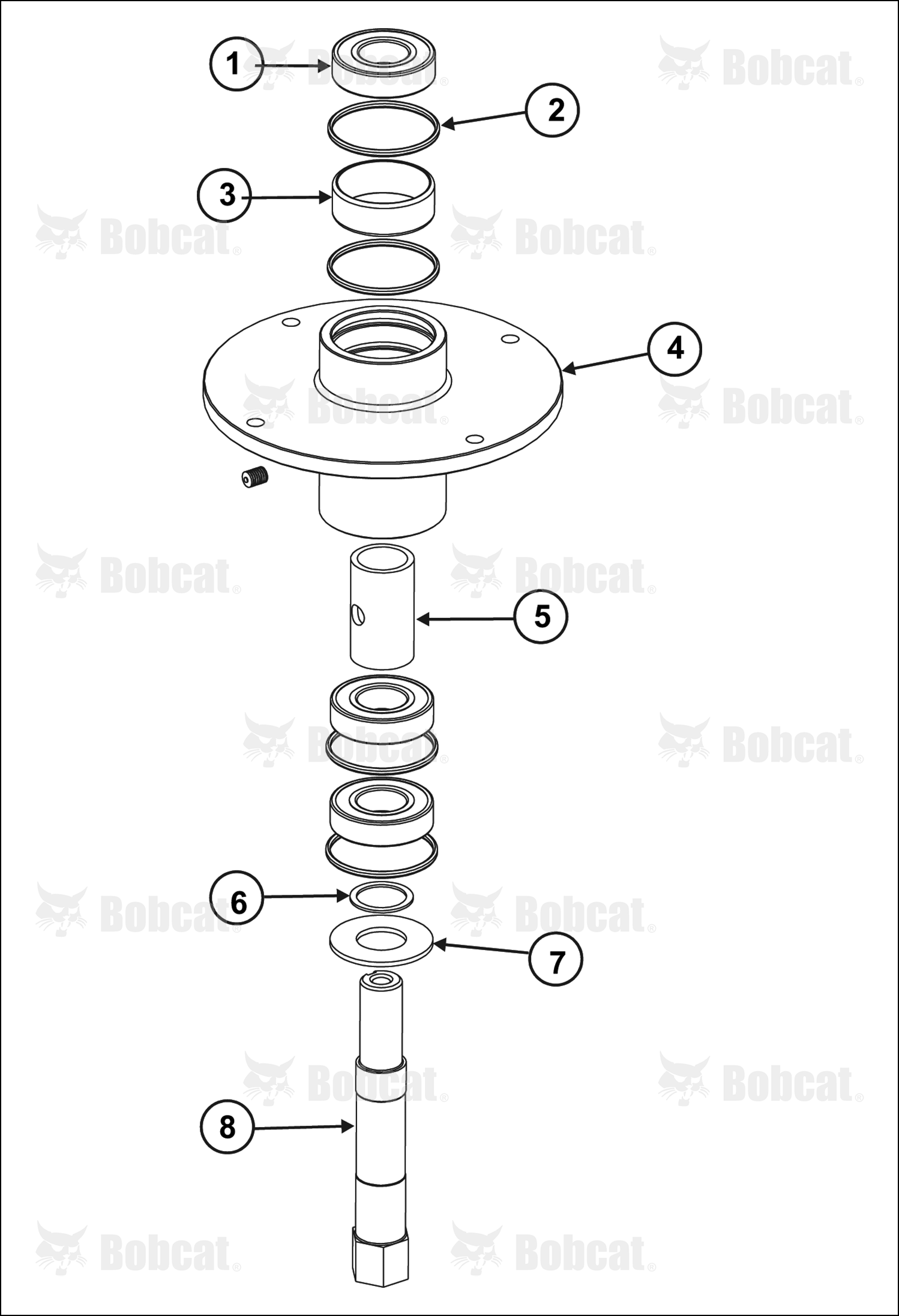 S-Shaft,Spindle Thrd Cent Cast