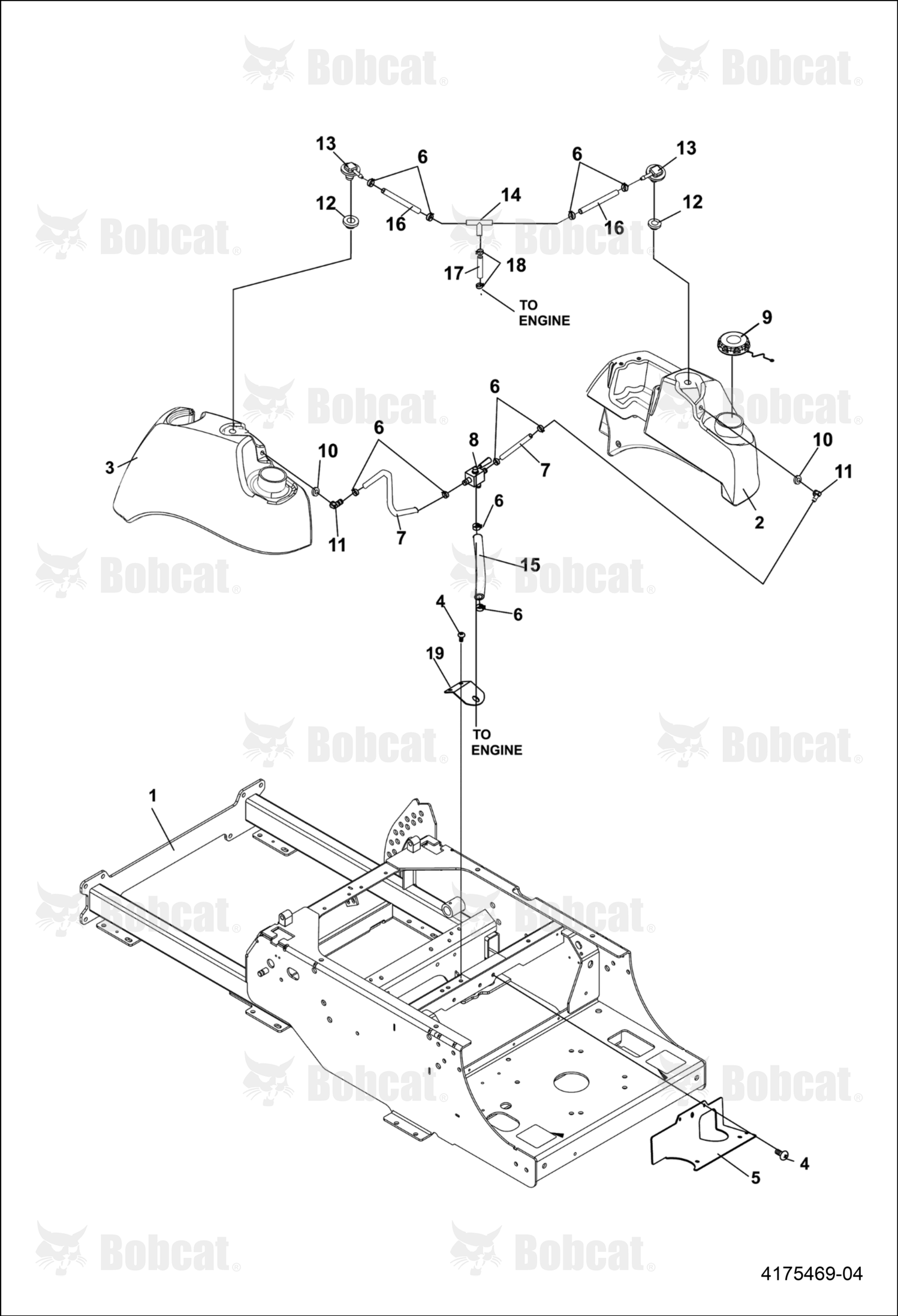 Bracket-Tank Selector Valve