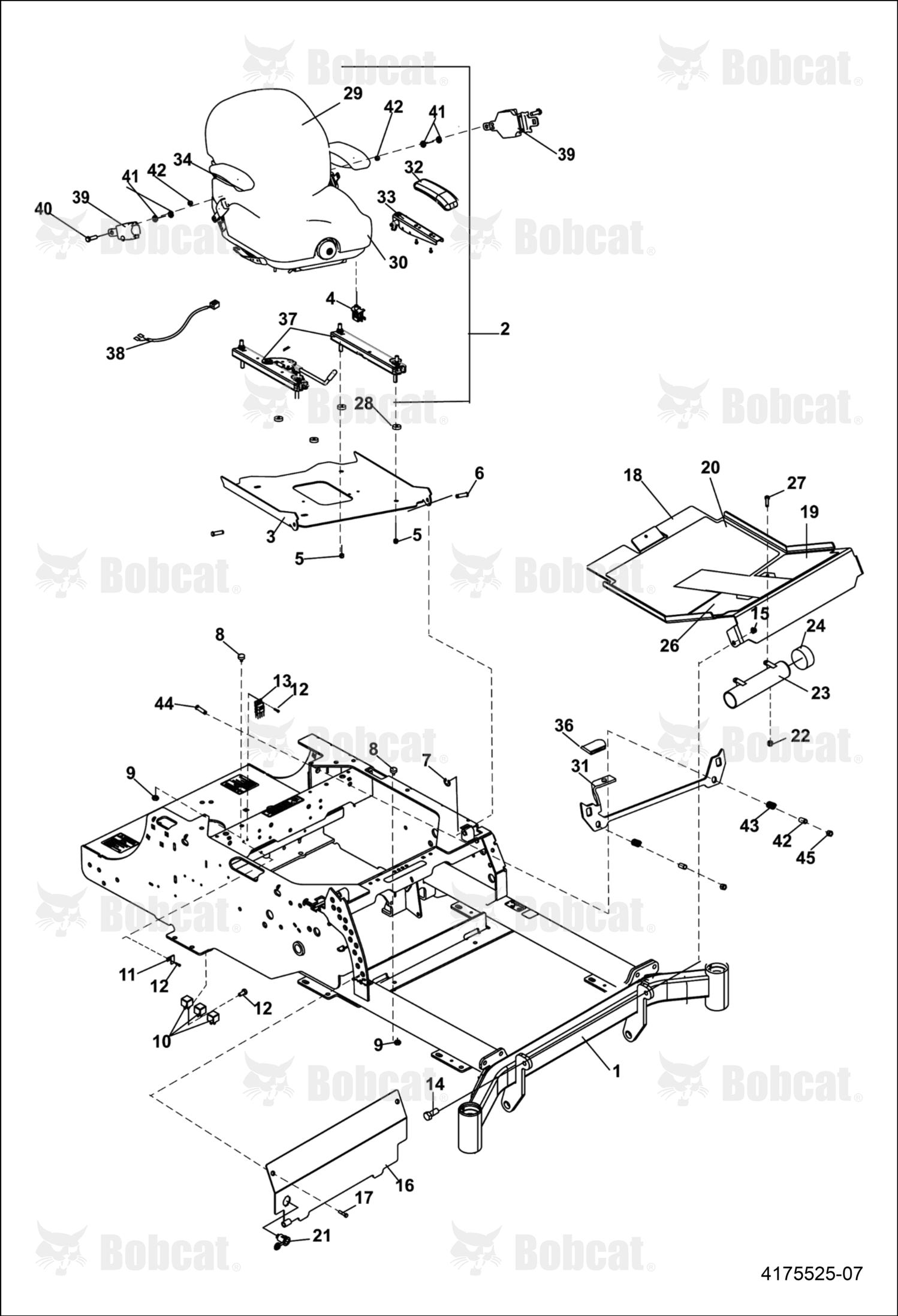 Bracket-Plate, Seat