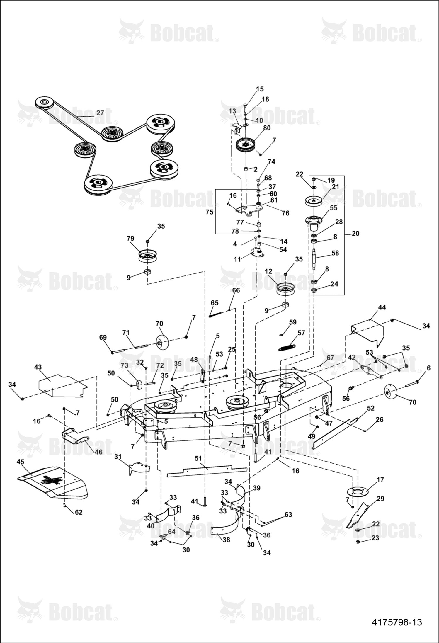 S-Deck W/Labels, 61IN