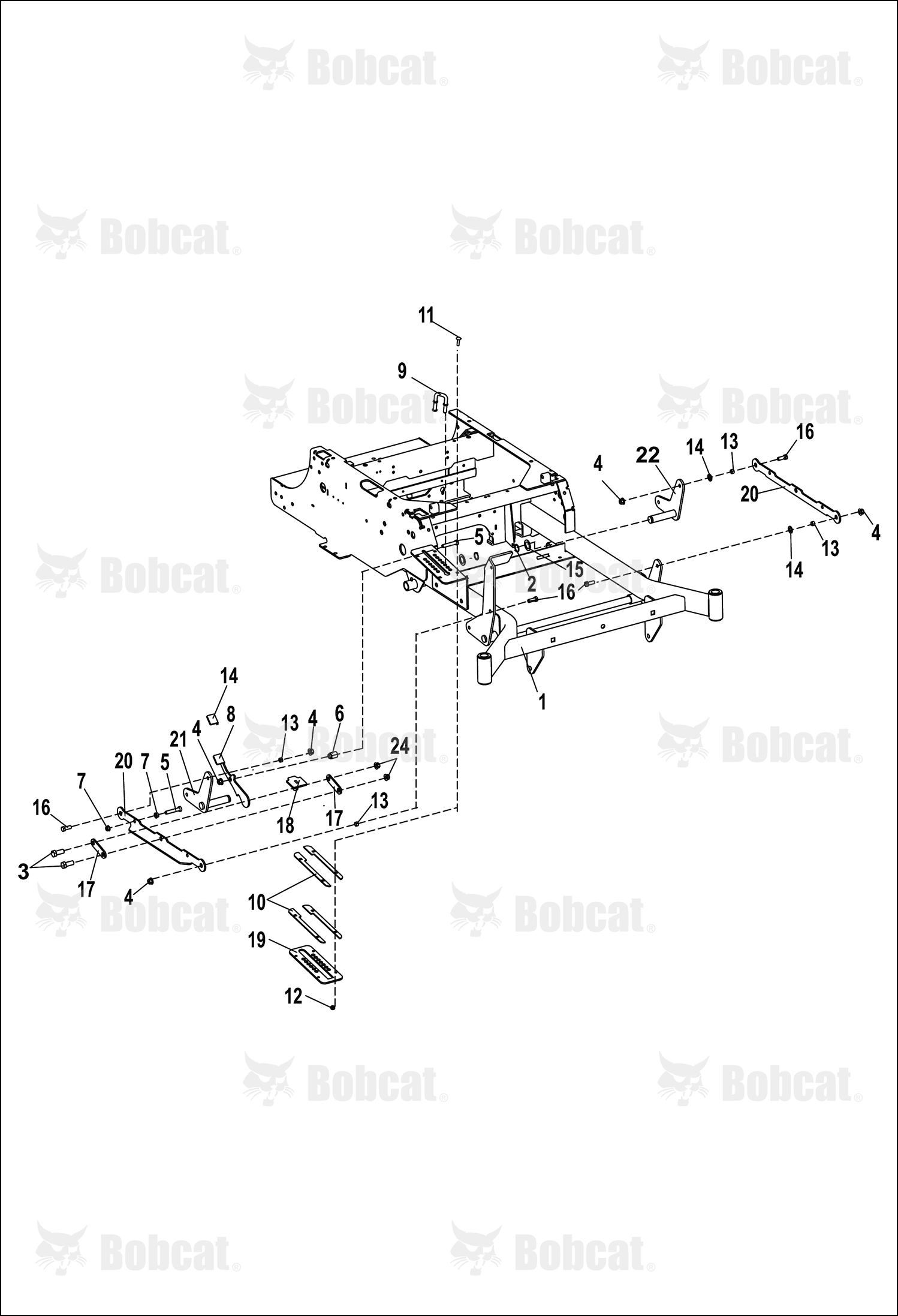 Weldment-Stubshaft, Left Hand