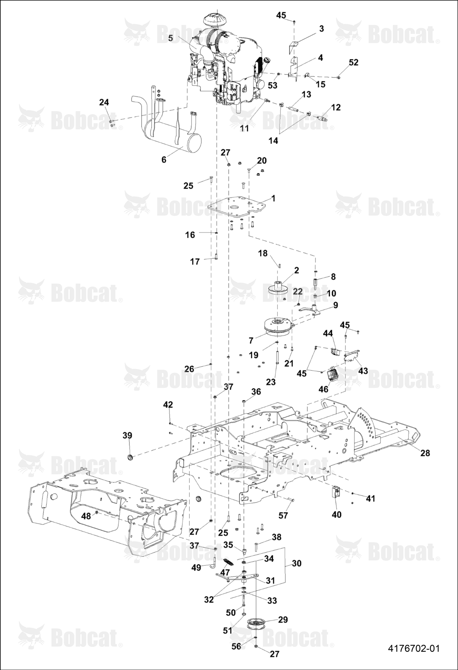 Bracket-Deflector, Top