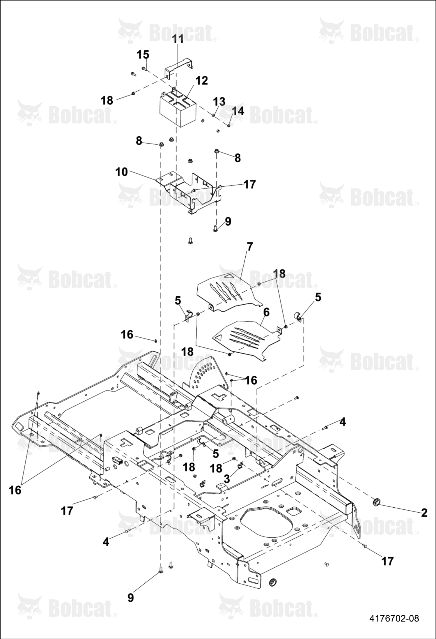 Bracket-Battery Tray