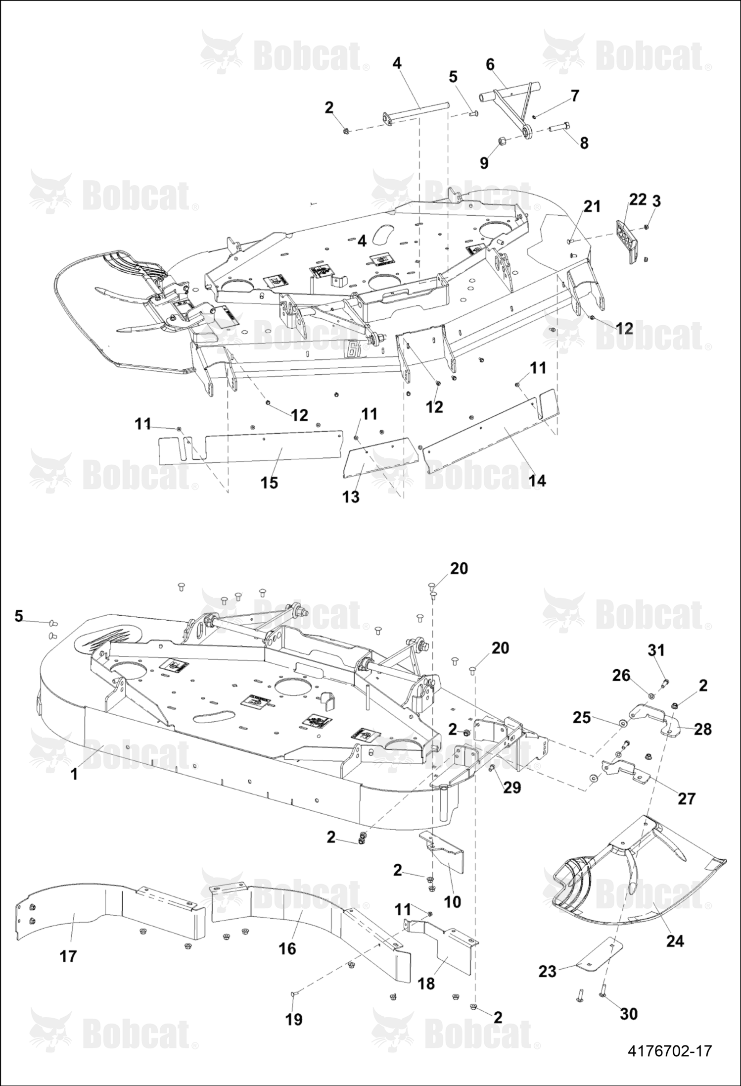 Baffle-Front,Left Hand 52IN