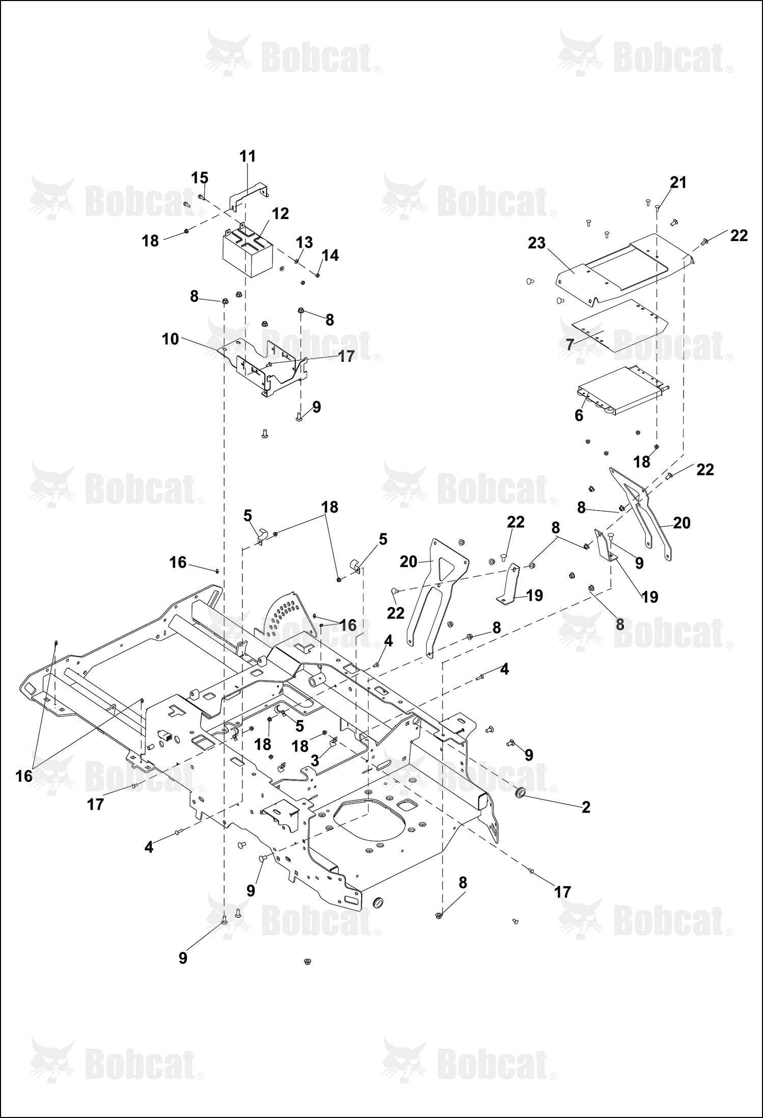Bracket-Cooler Side Short
