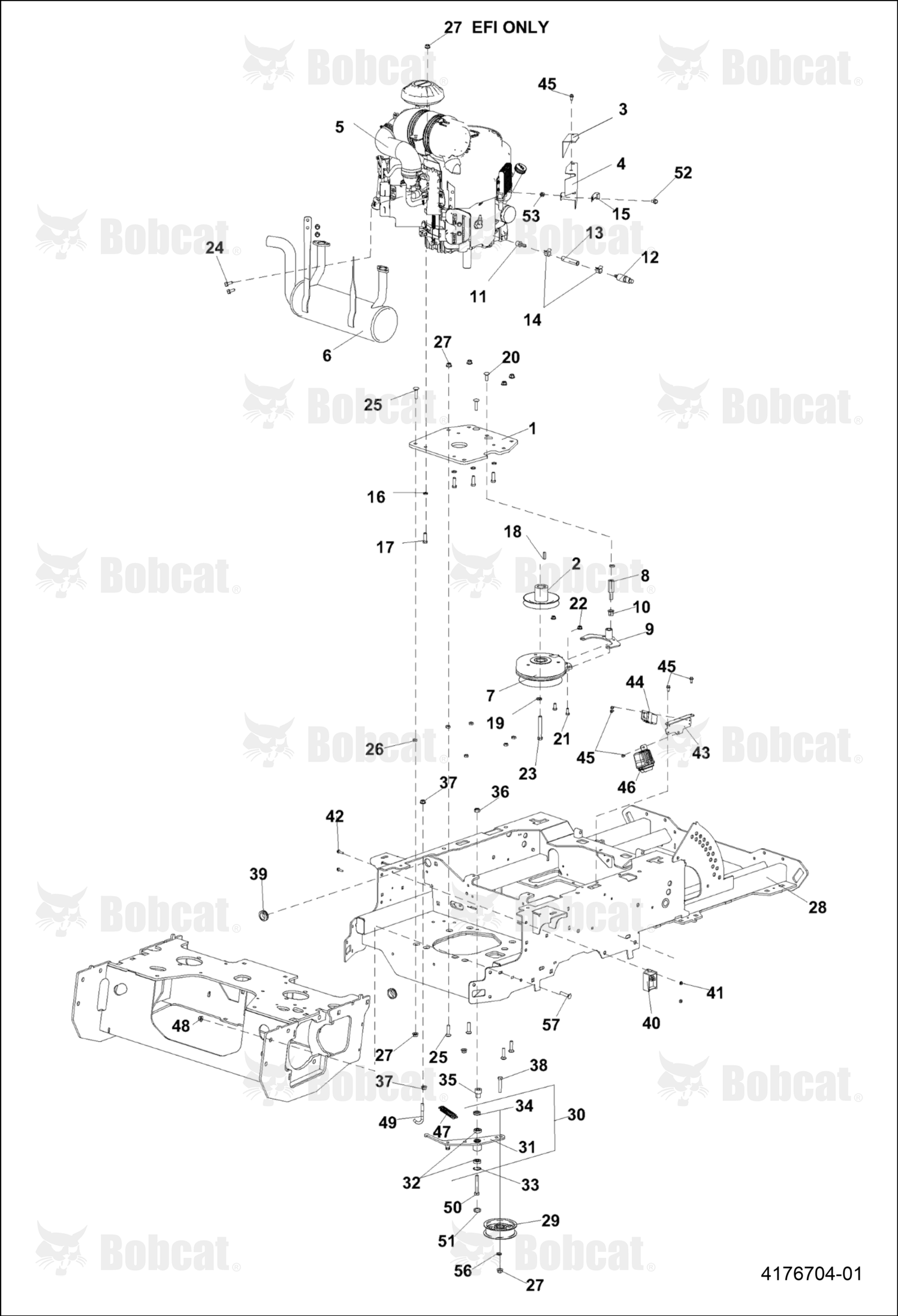 Bracket-Deflector, Top