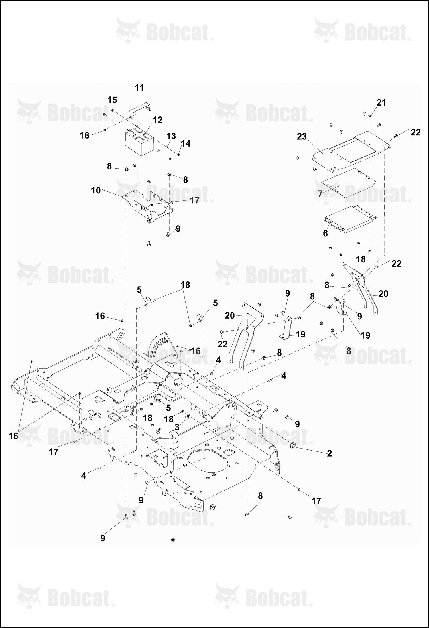 Bracket-Cooler Side Mnt