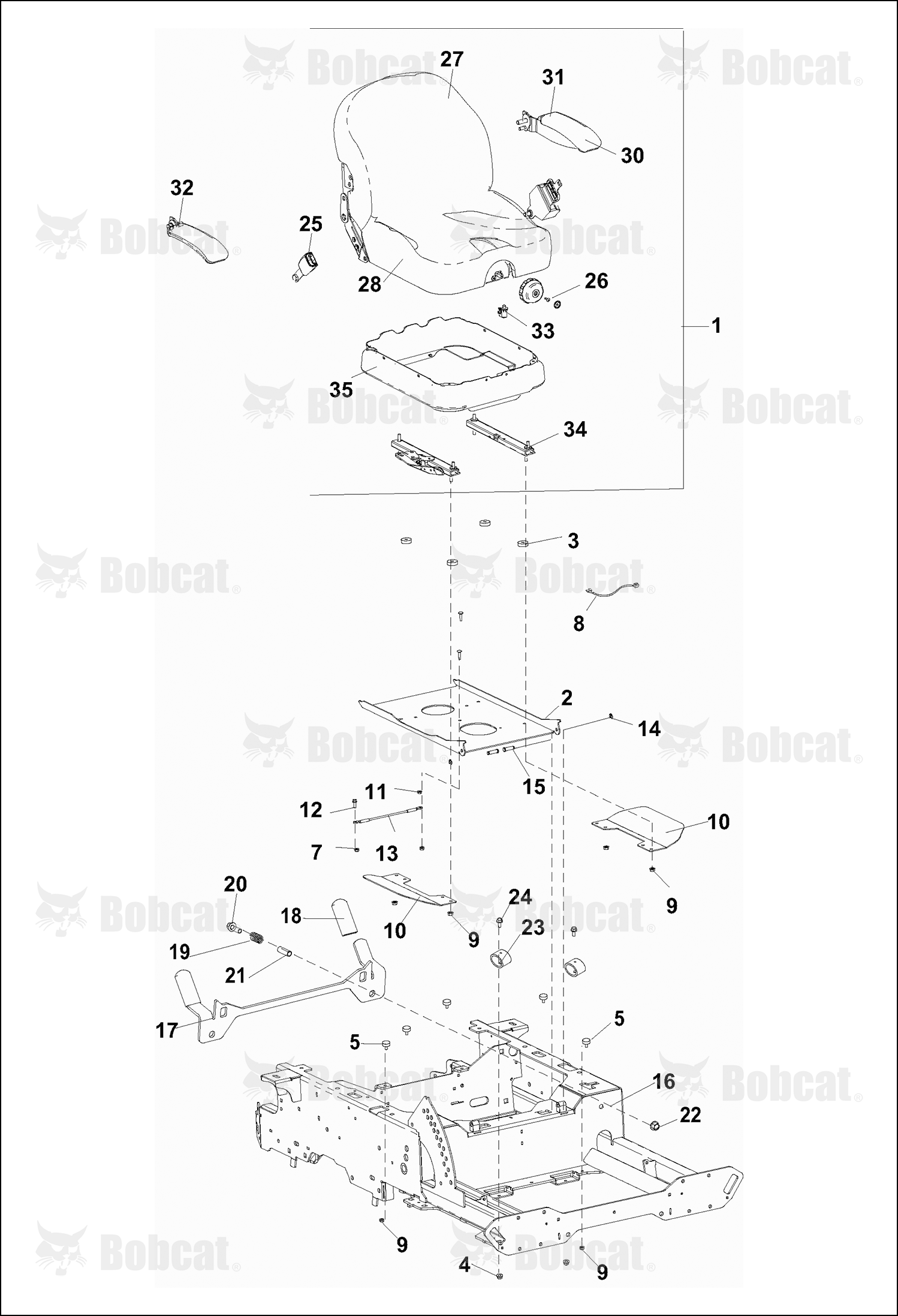 Guard-Belt, Blower W/Label 61"