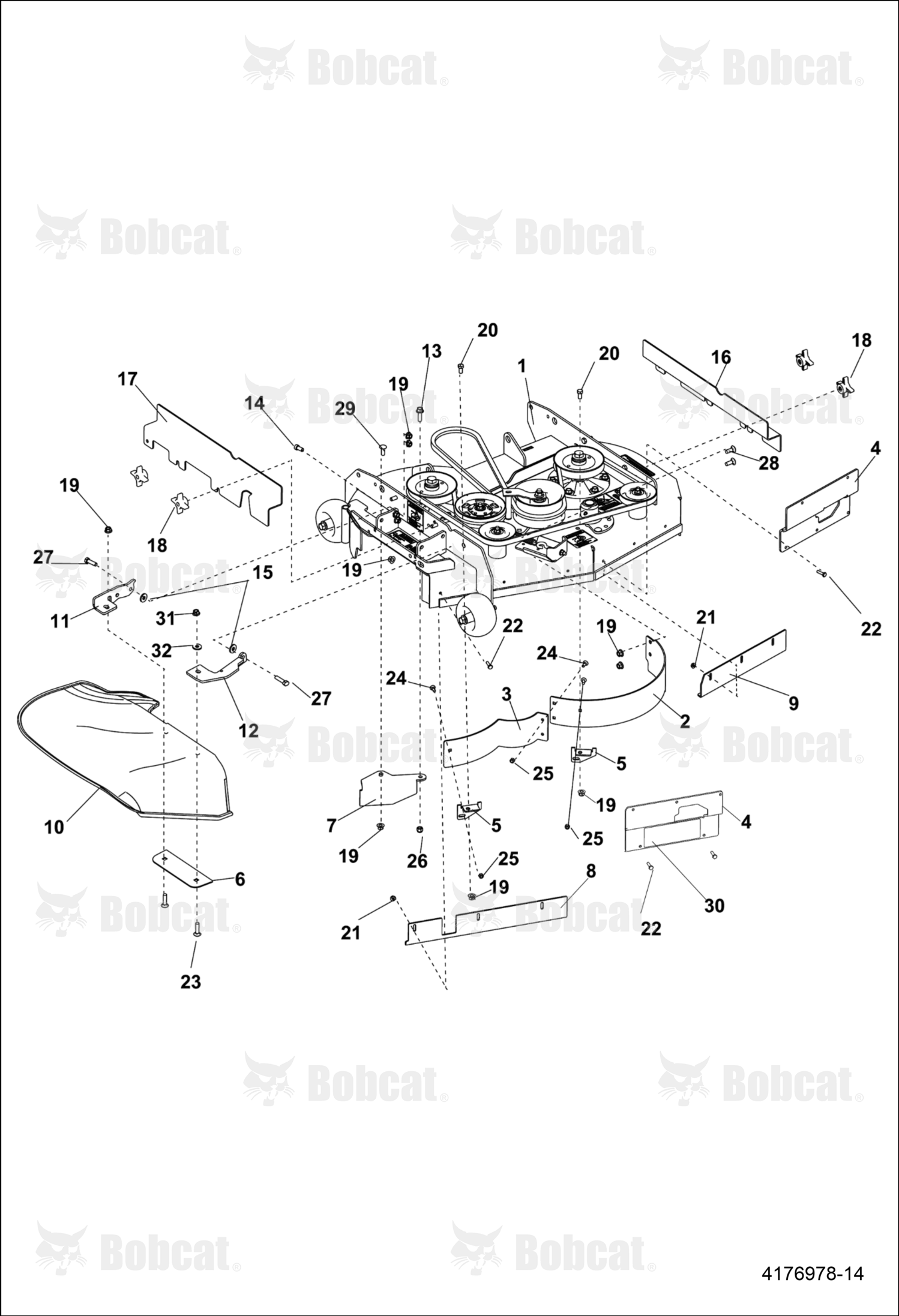 Bracket-Chute, Front