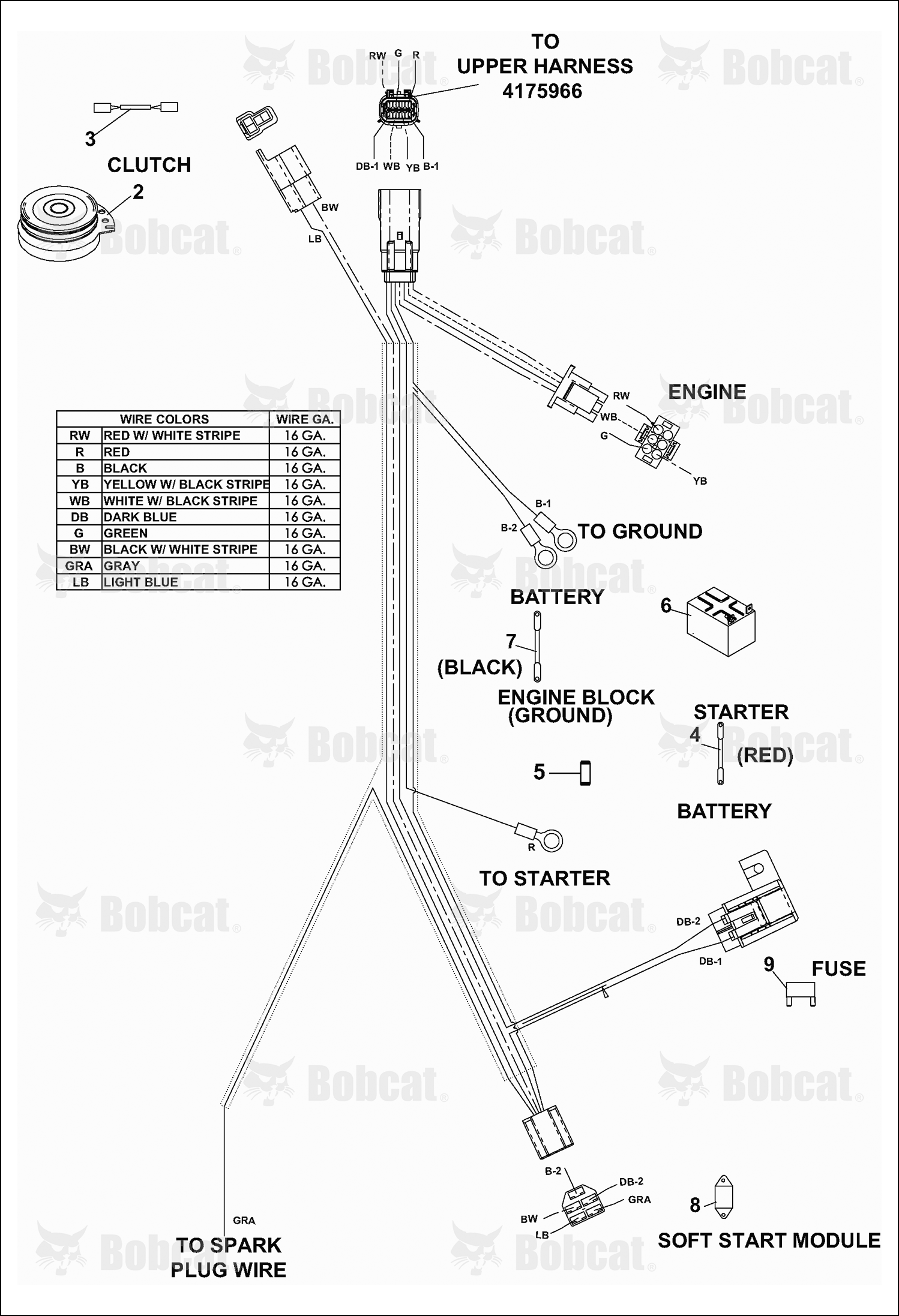 Harness-Eng,W/Sft Strt,Vngrd
