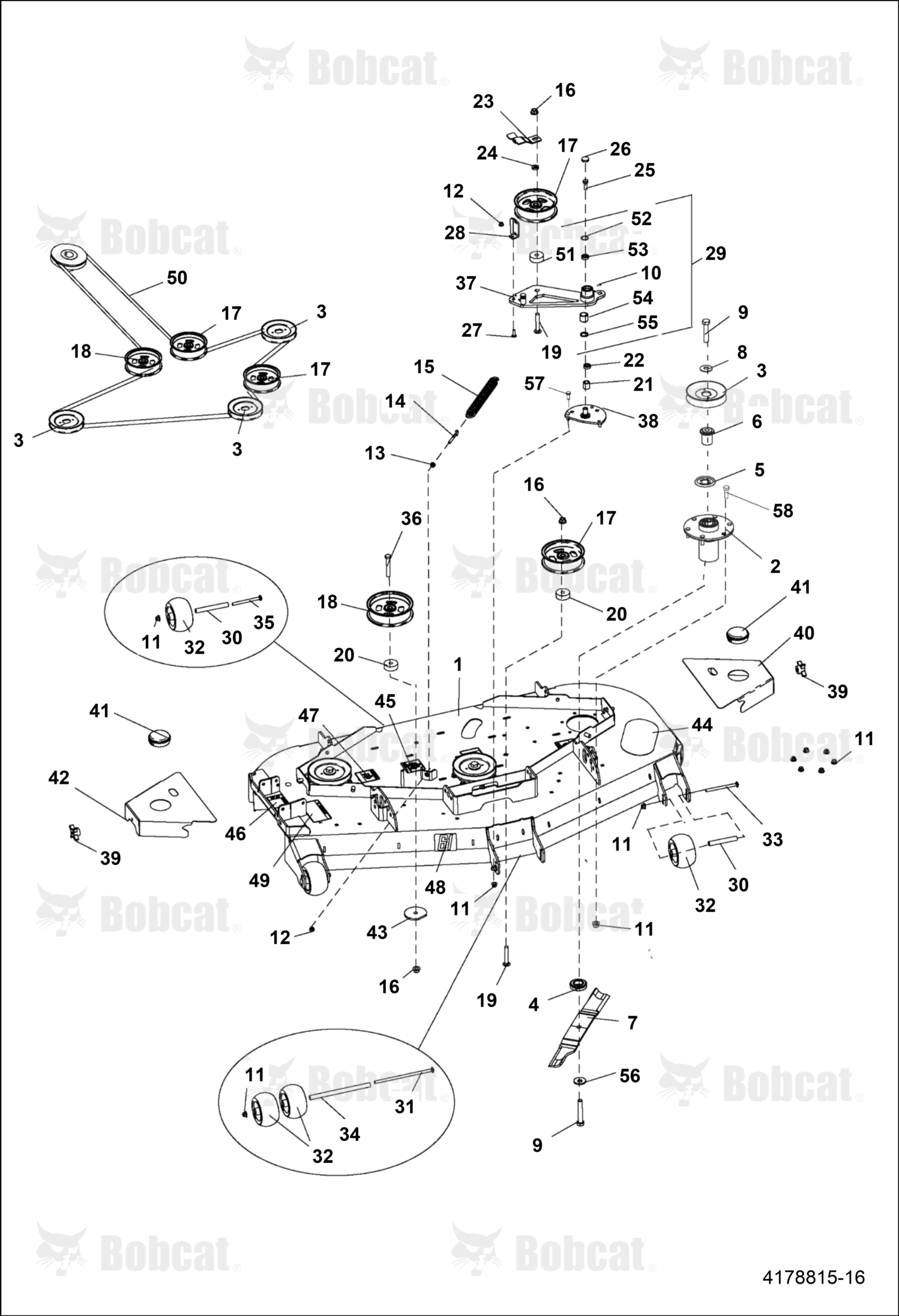 Bracket-Belt Guide,Tall Idler,B