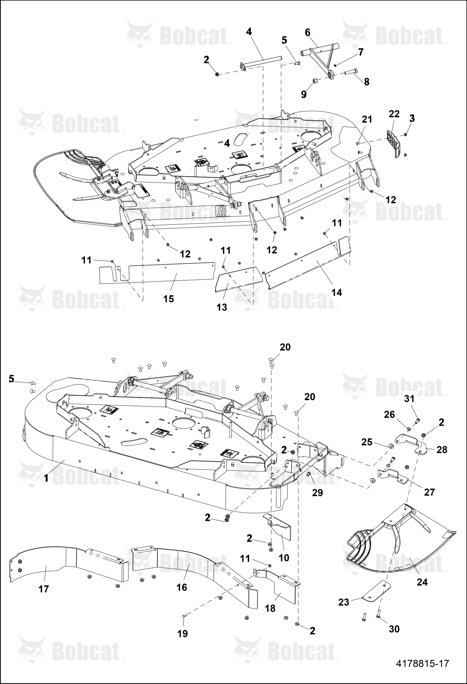 Bracket-Chute,Rear