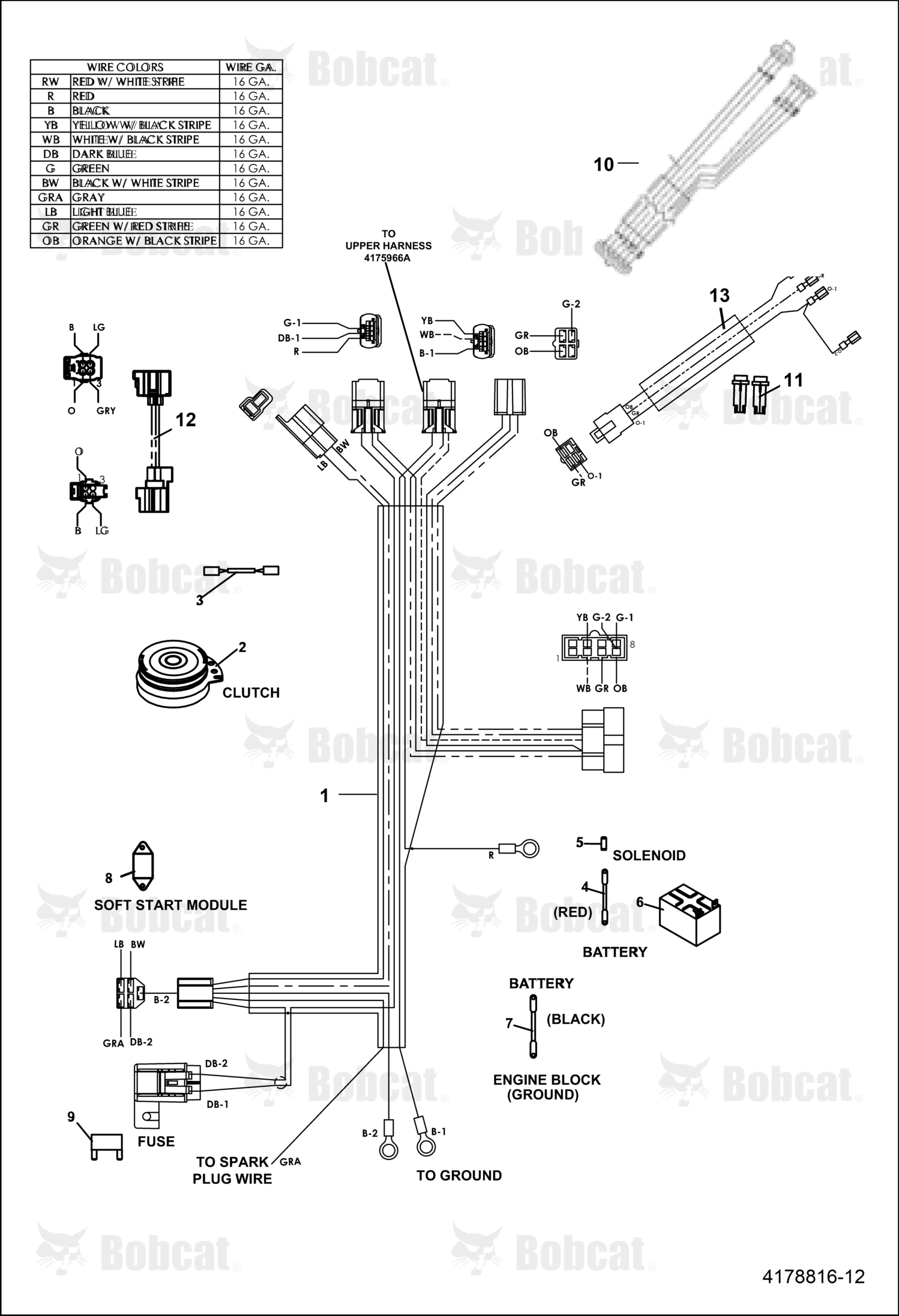Harness-LED, Briggs Efi