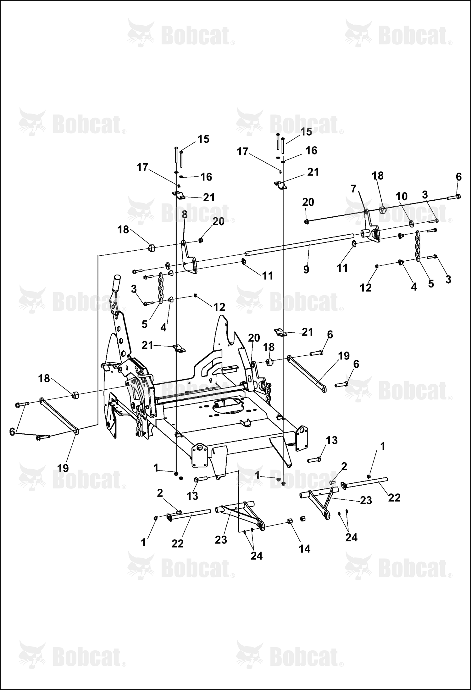 Screw Hex Cap 3/8 X 3 1/2 Nc