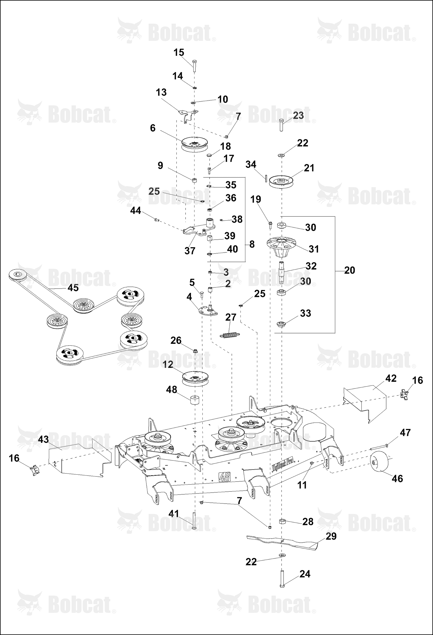 Guide-Belt, Idler