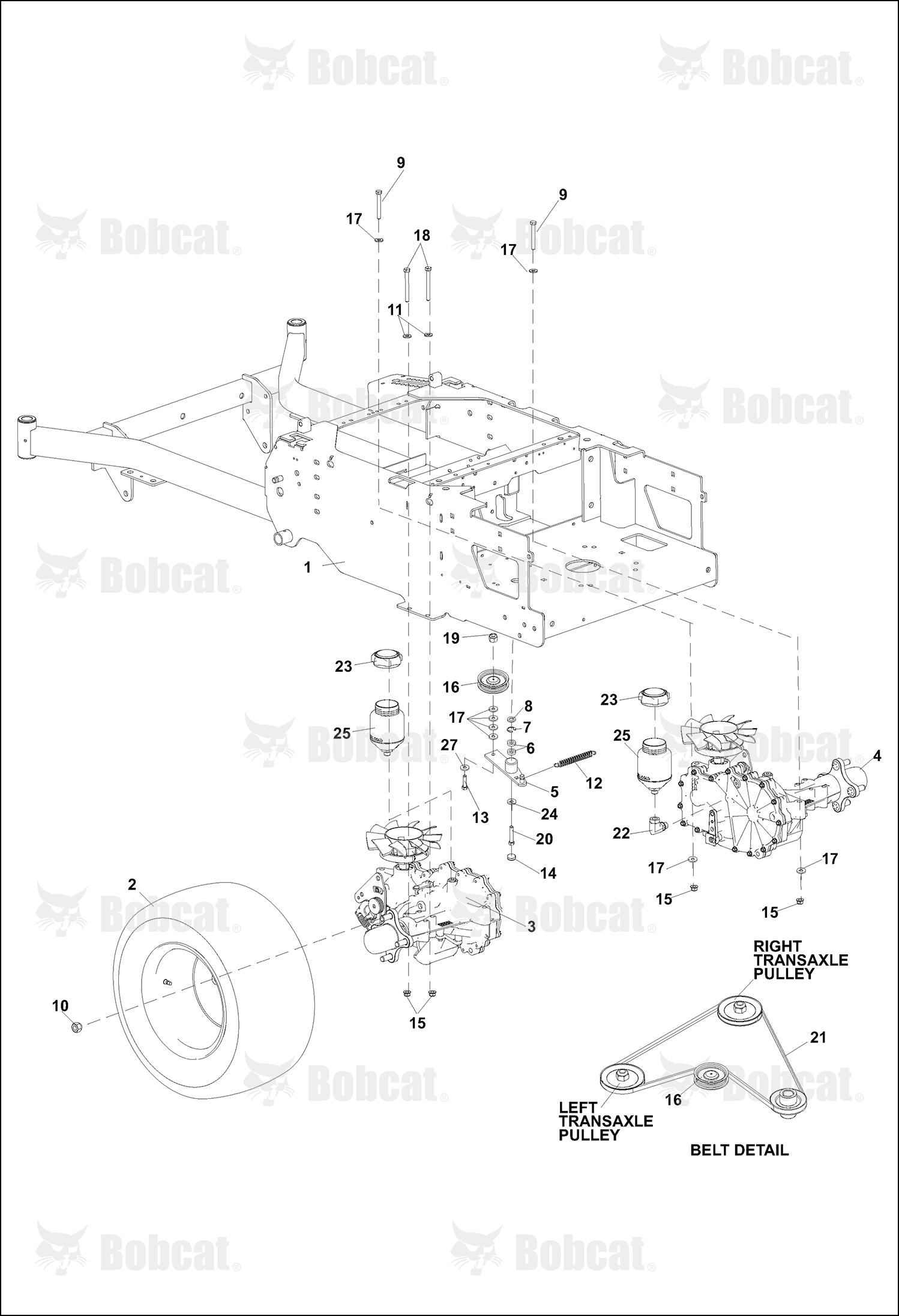Kit, Fan/Pulley Transaxle