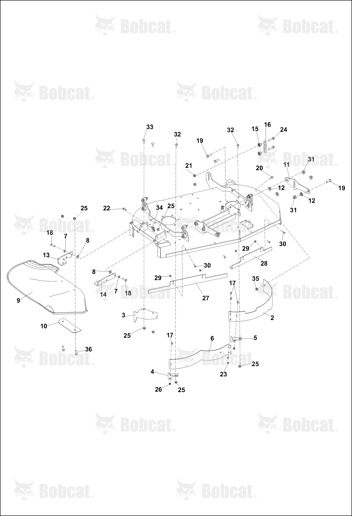 Baffle-Front,Rh42in